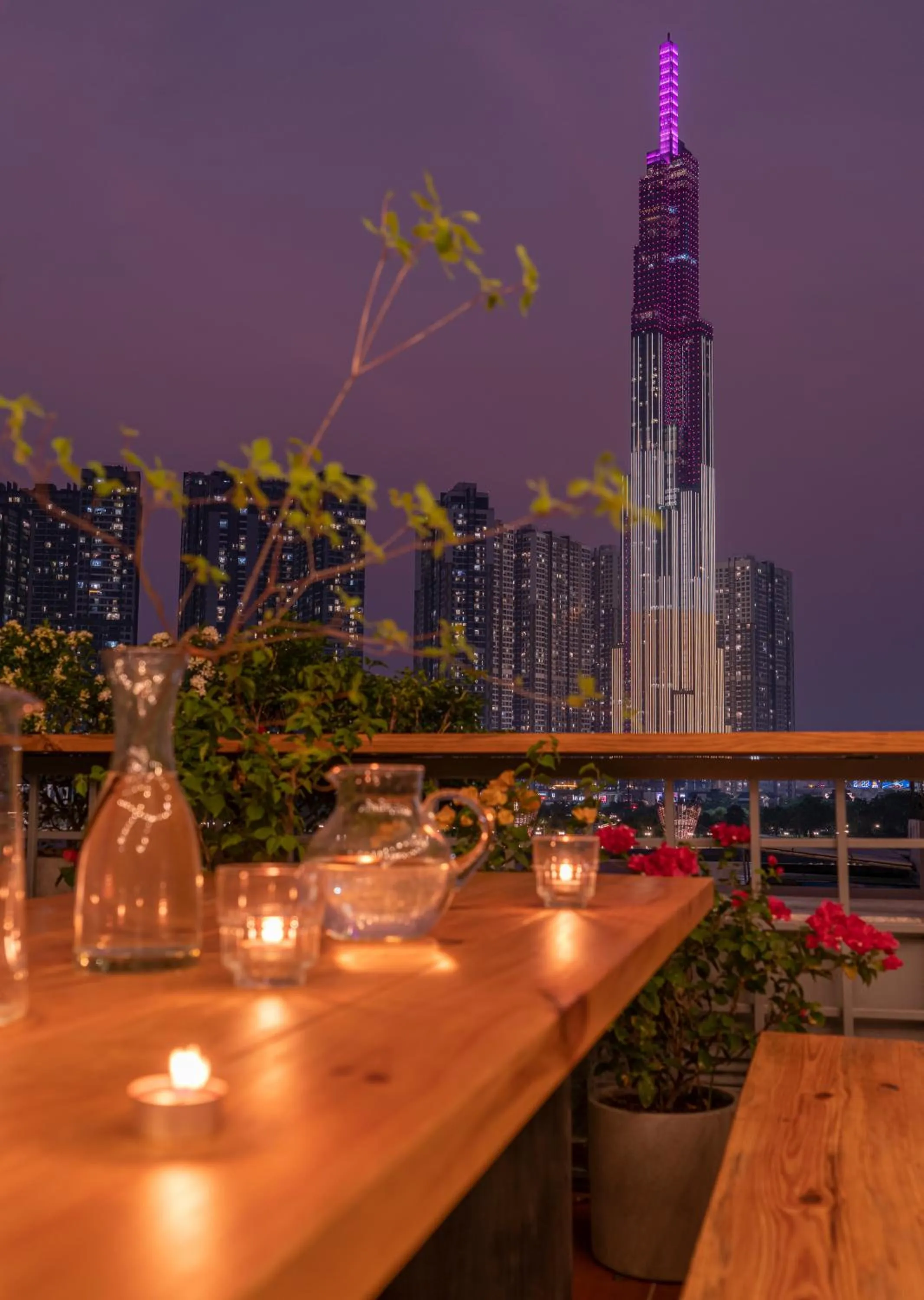 Patio in M Village Living Trần Não