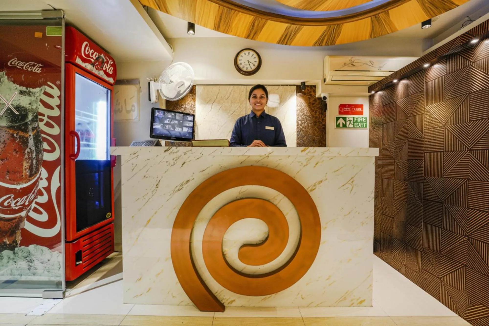 Lobby or reception in FabHotel Amber Corp Inn