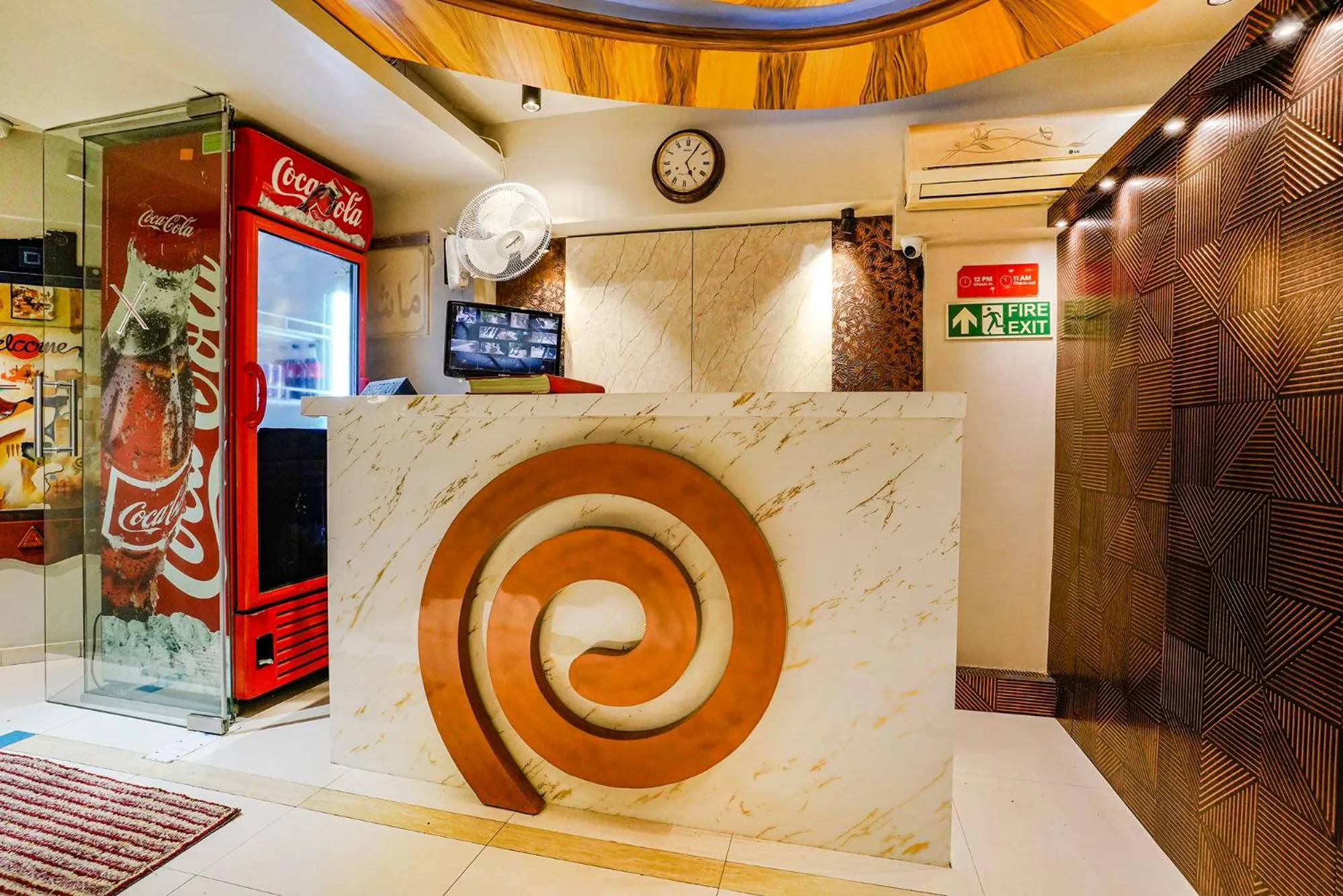 Lobby or reception in FabHotel Amber Corp Inn