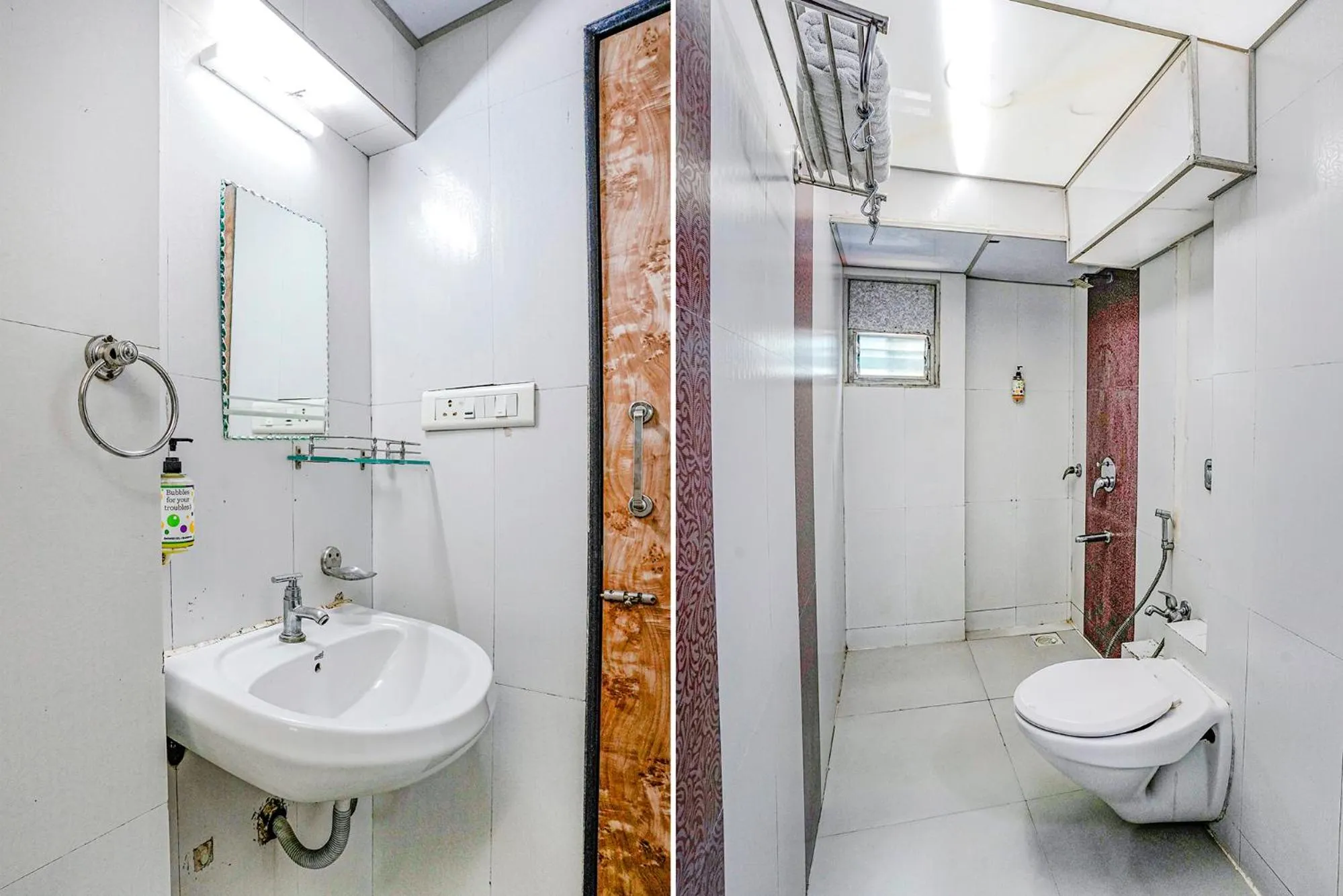 Bathroom in FabHotel Amber Corp Inn