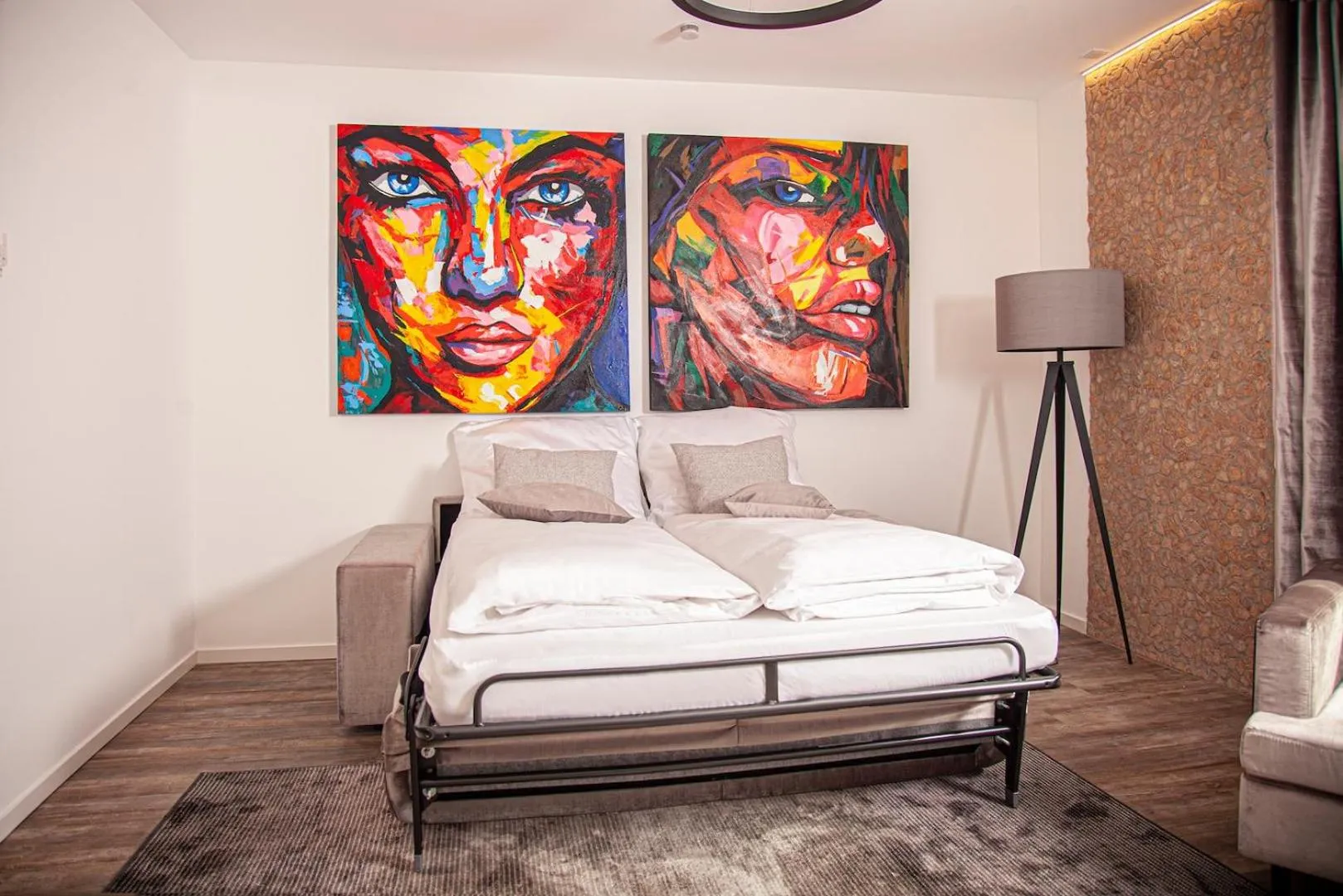 Living room in The Faces Berlin Apartments