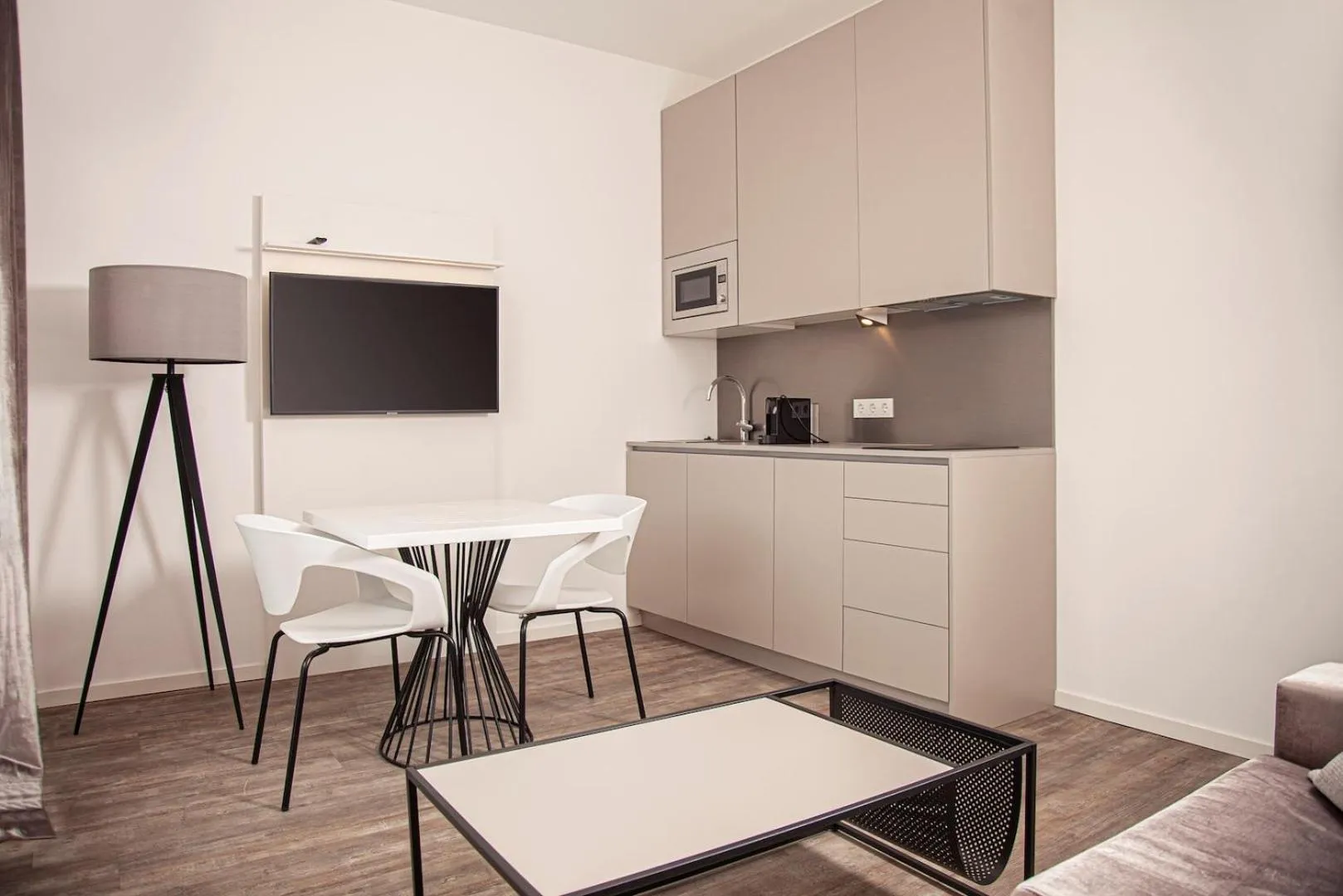 Living room in The Faces Berlin Apartments