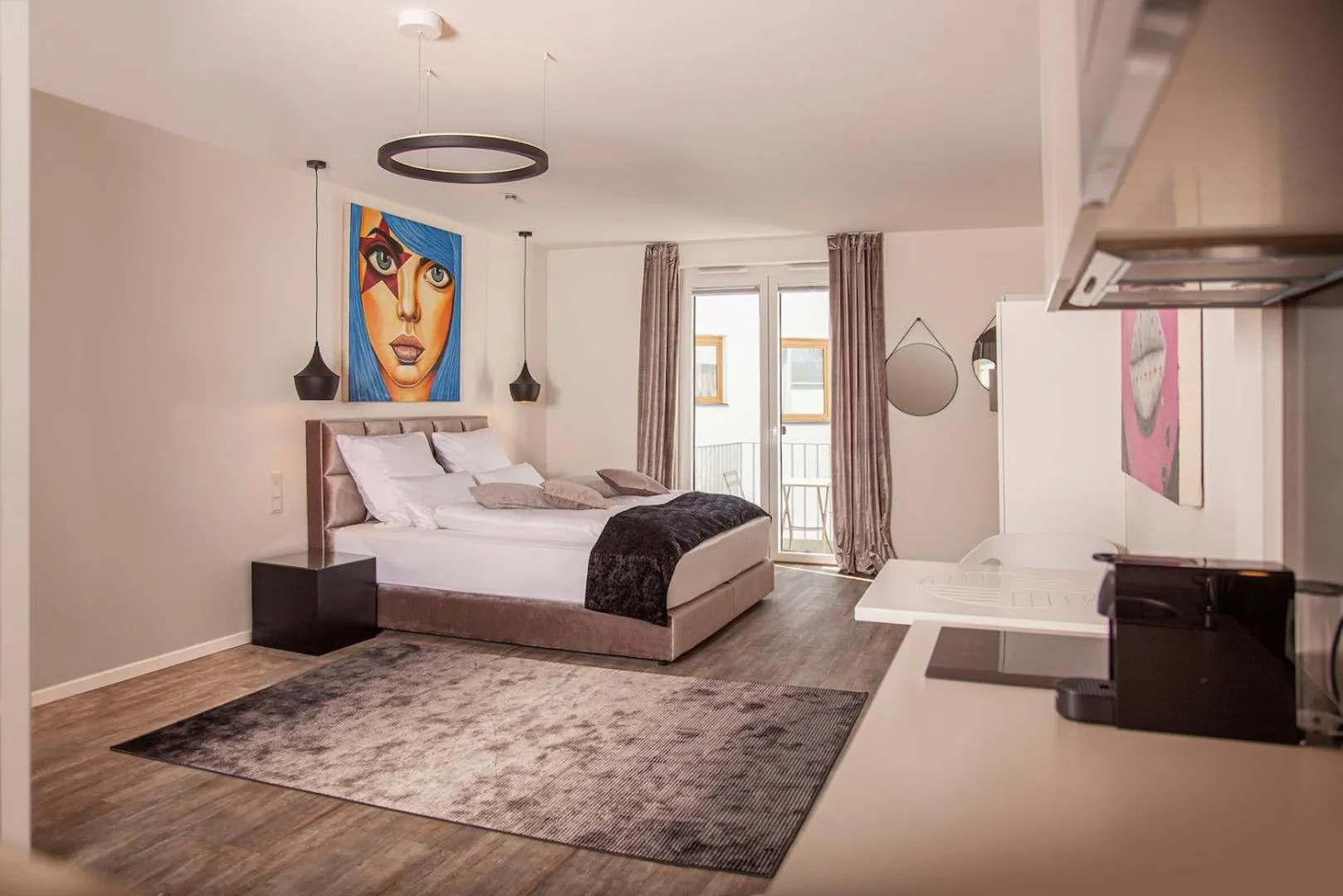 Photo of the whole room in The Faces Berlin Apartments