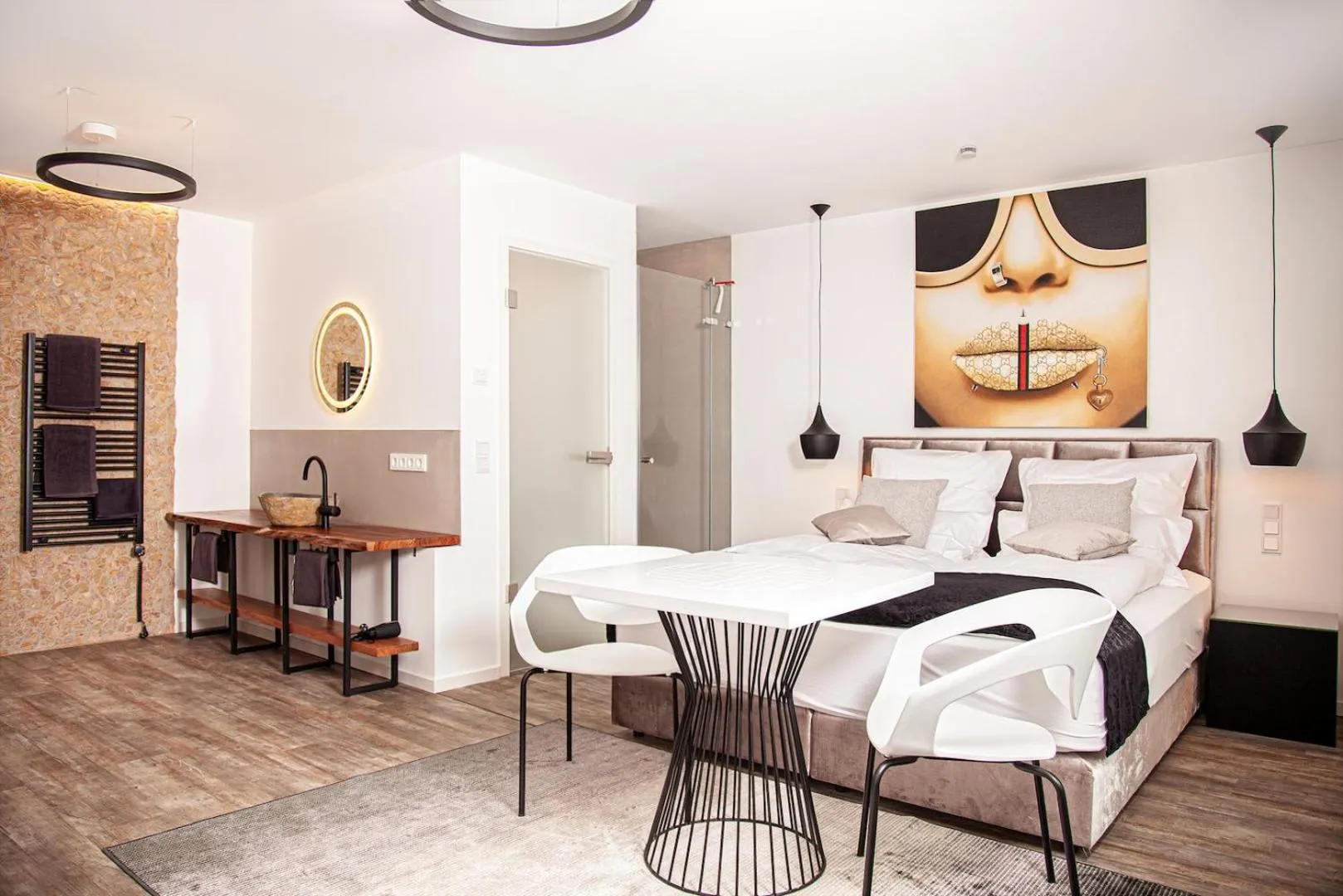 Photo of the whole room in The Faces Berlin Apartments