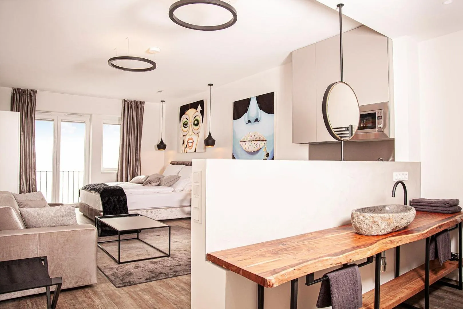 Photo of the whole room in The Faces Berlin Apartments