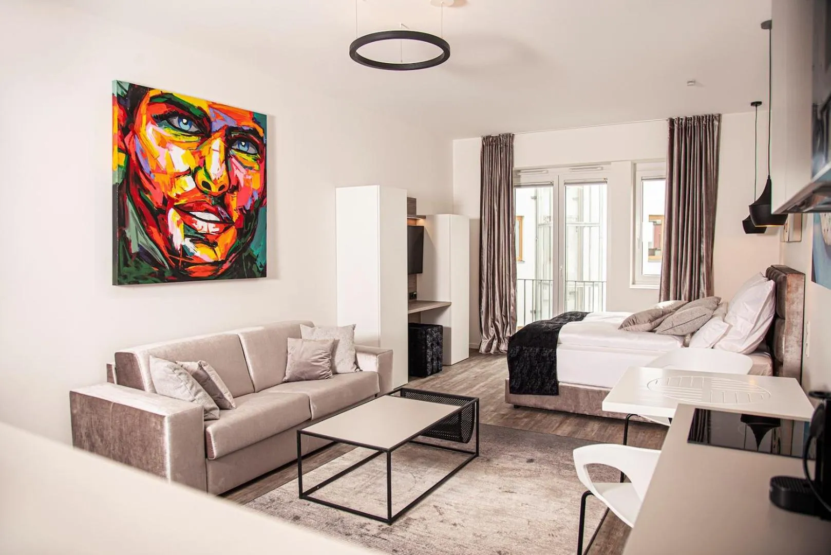 Photo of the whole room in The Faces Berlin Apartments