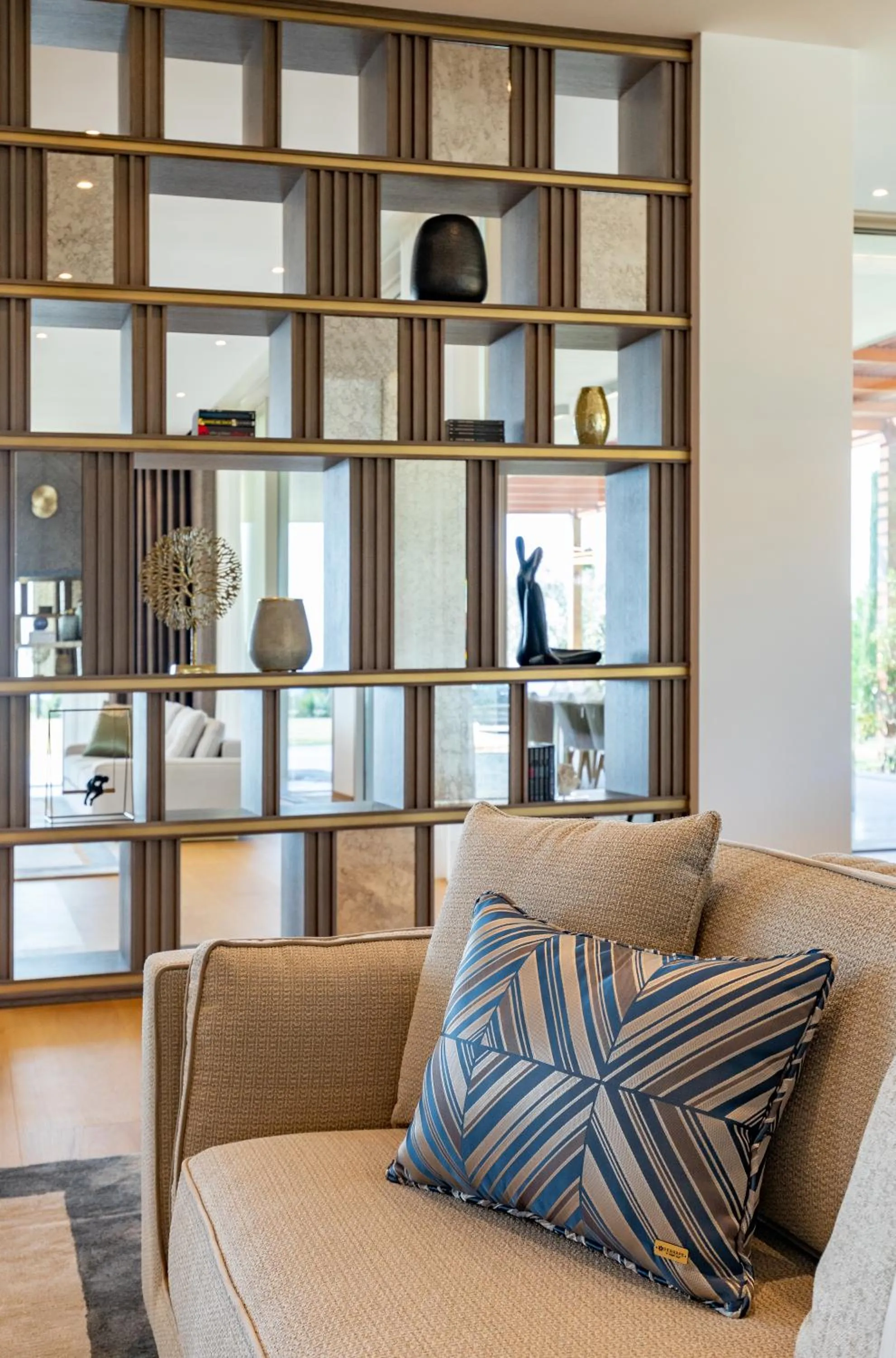 Seating area in Hiddenbay Teos Hotel