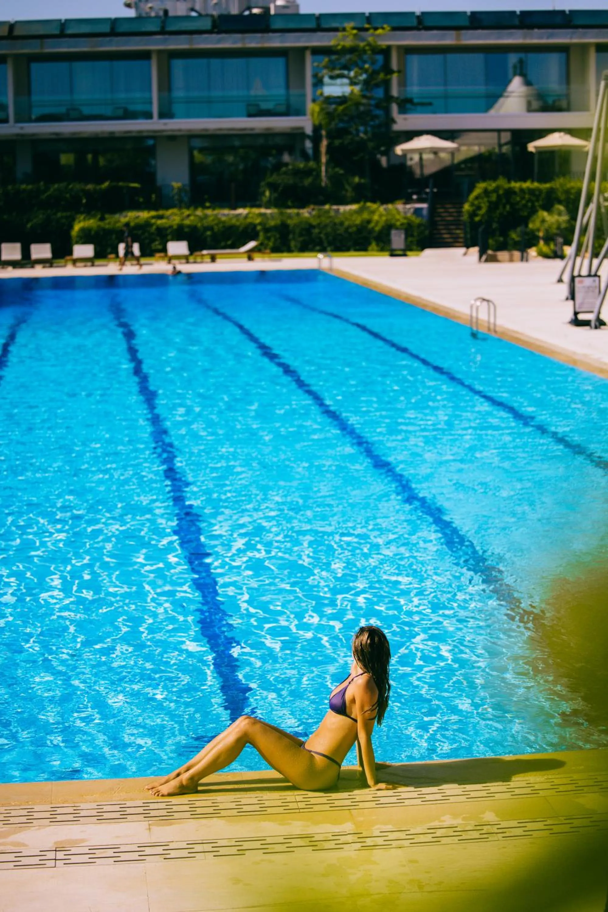Swimming pool in Hiddenbay Teos Hotel