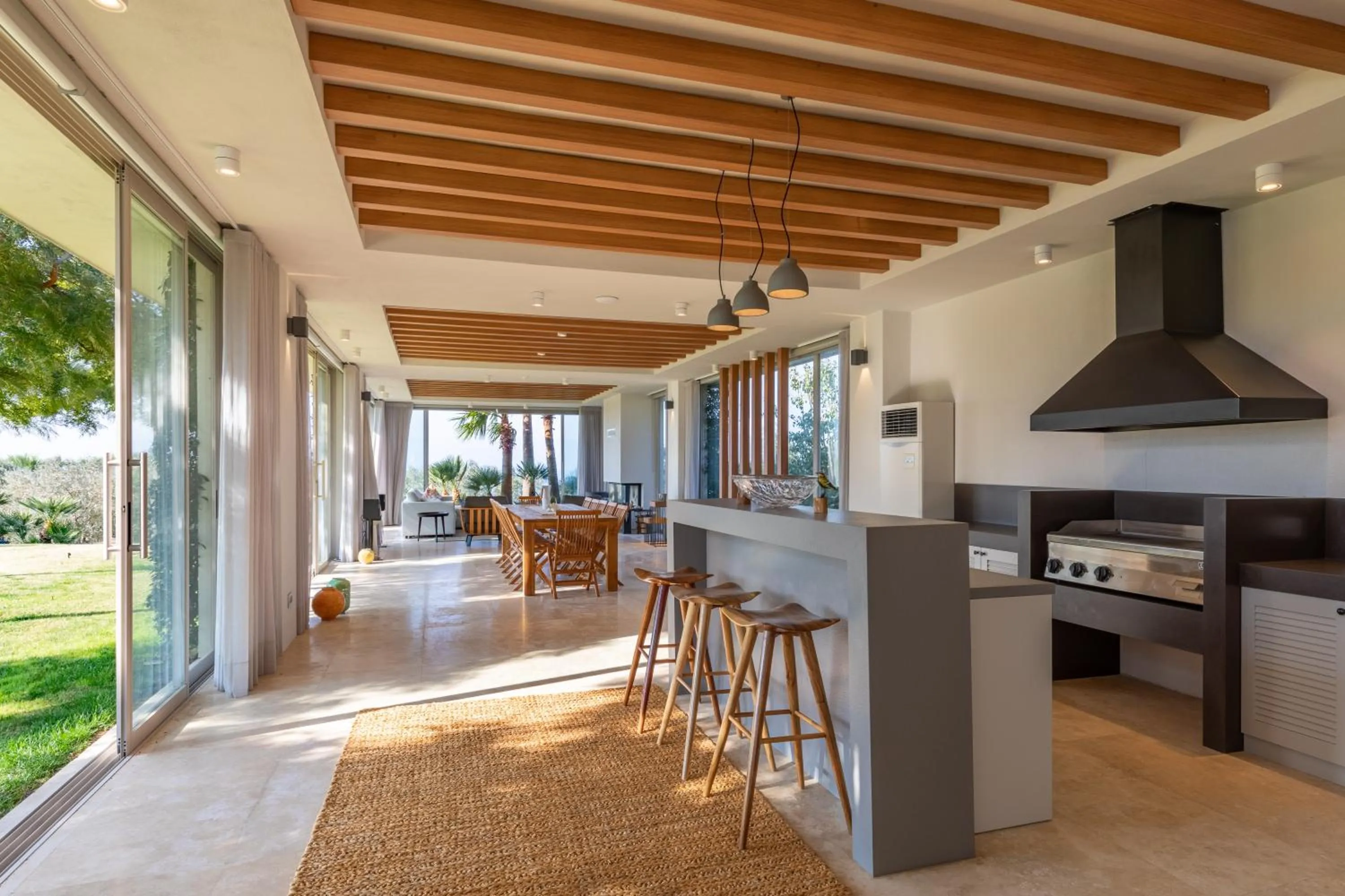 BBQ facilities in Hiddenbay Teos Hotel