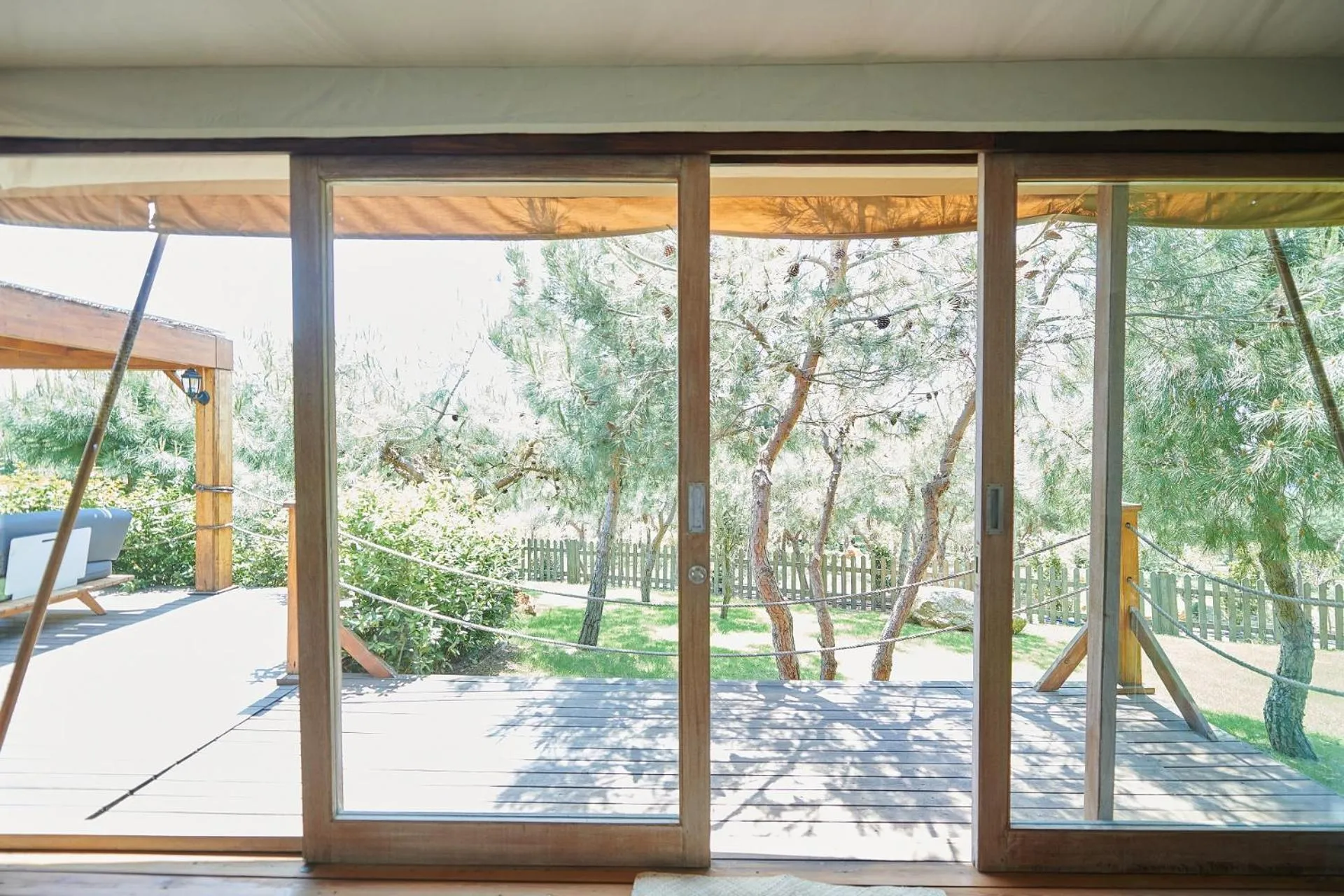 Garden view in Hiddenbay Teos Hotel