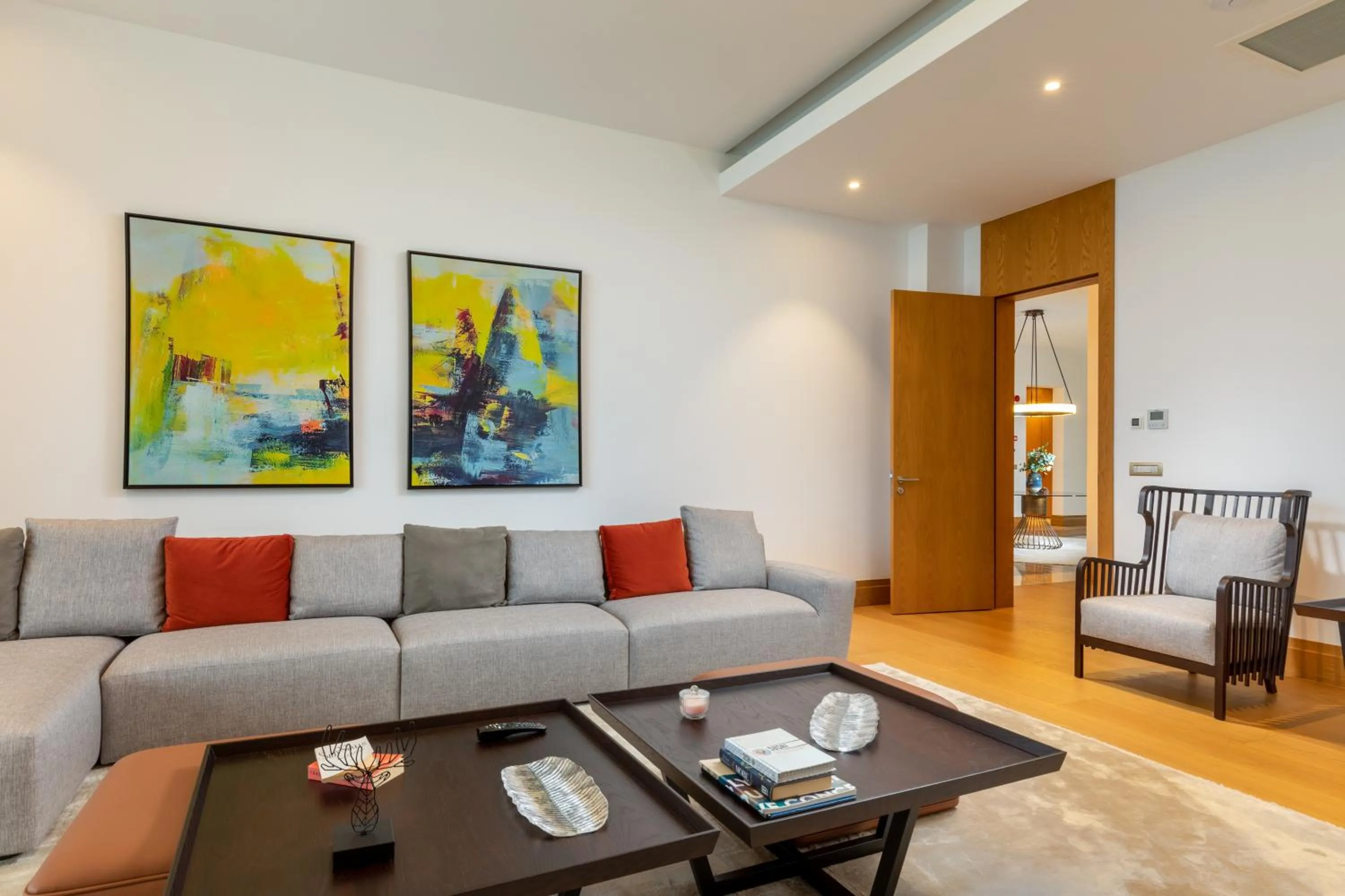 Living room in Hiddenbay Teos Hotel