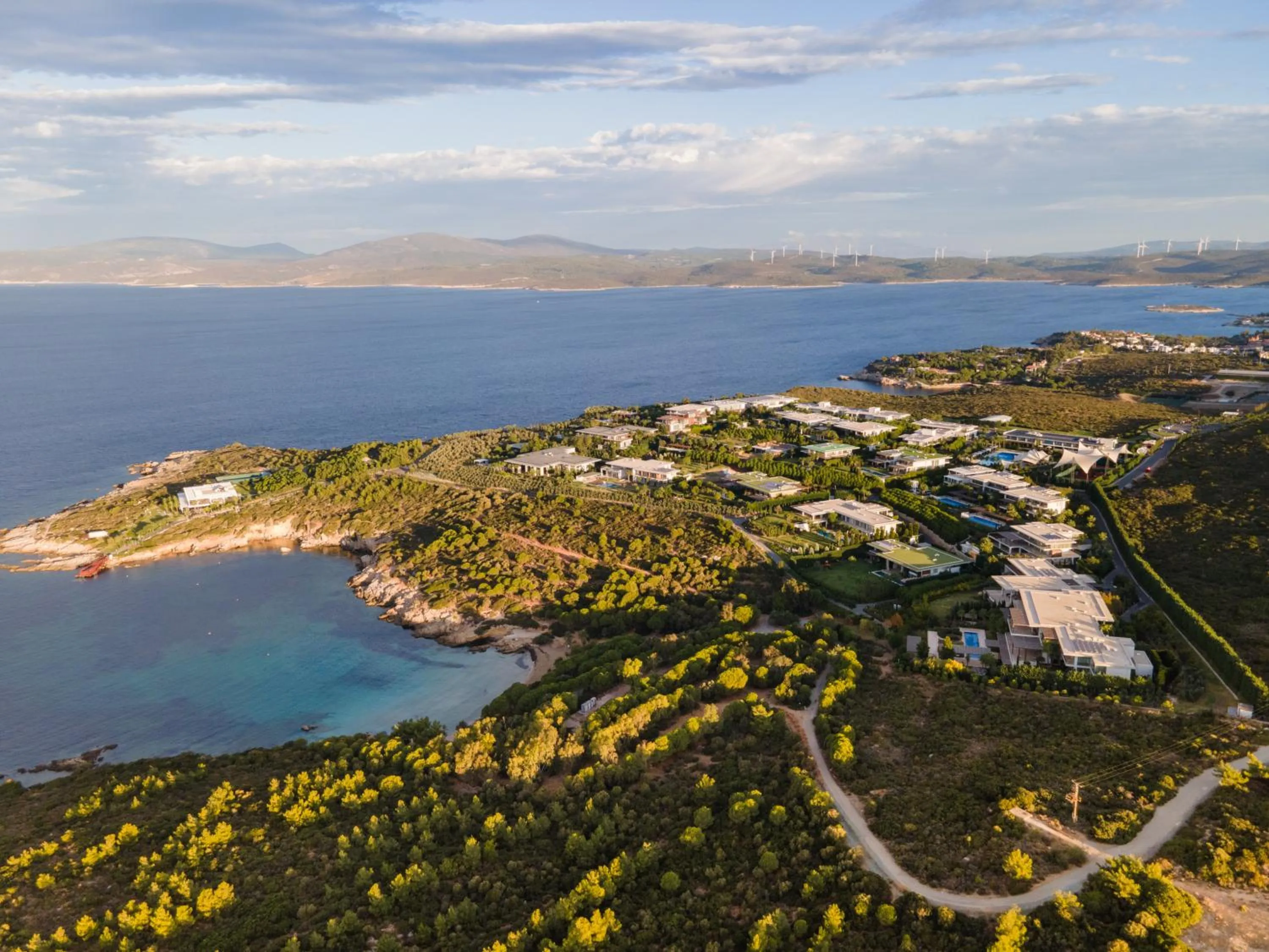 Bird's eye view in Hiddenbay Teos Hotel