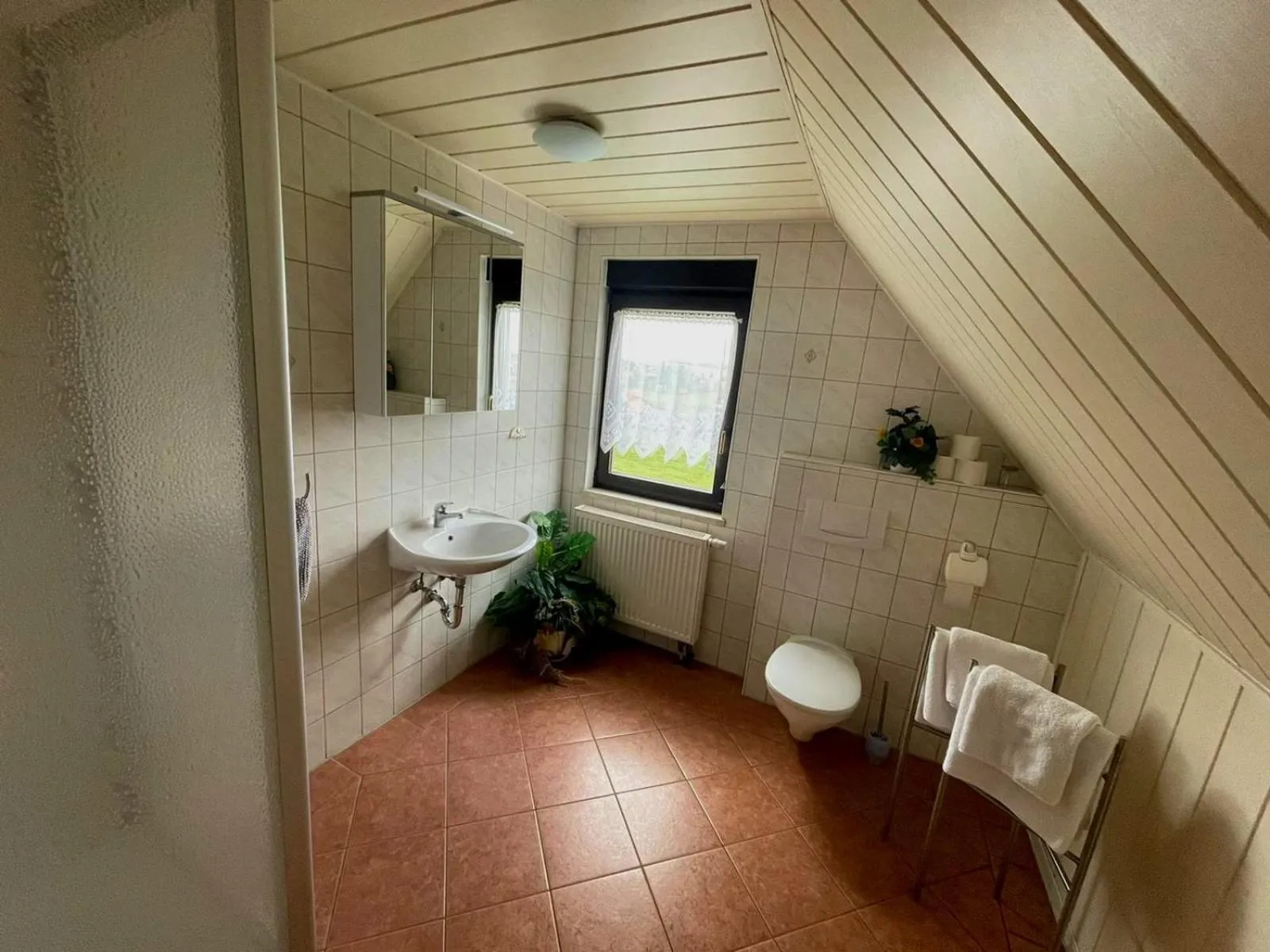 Bathroom in Pension Riegler