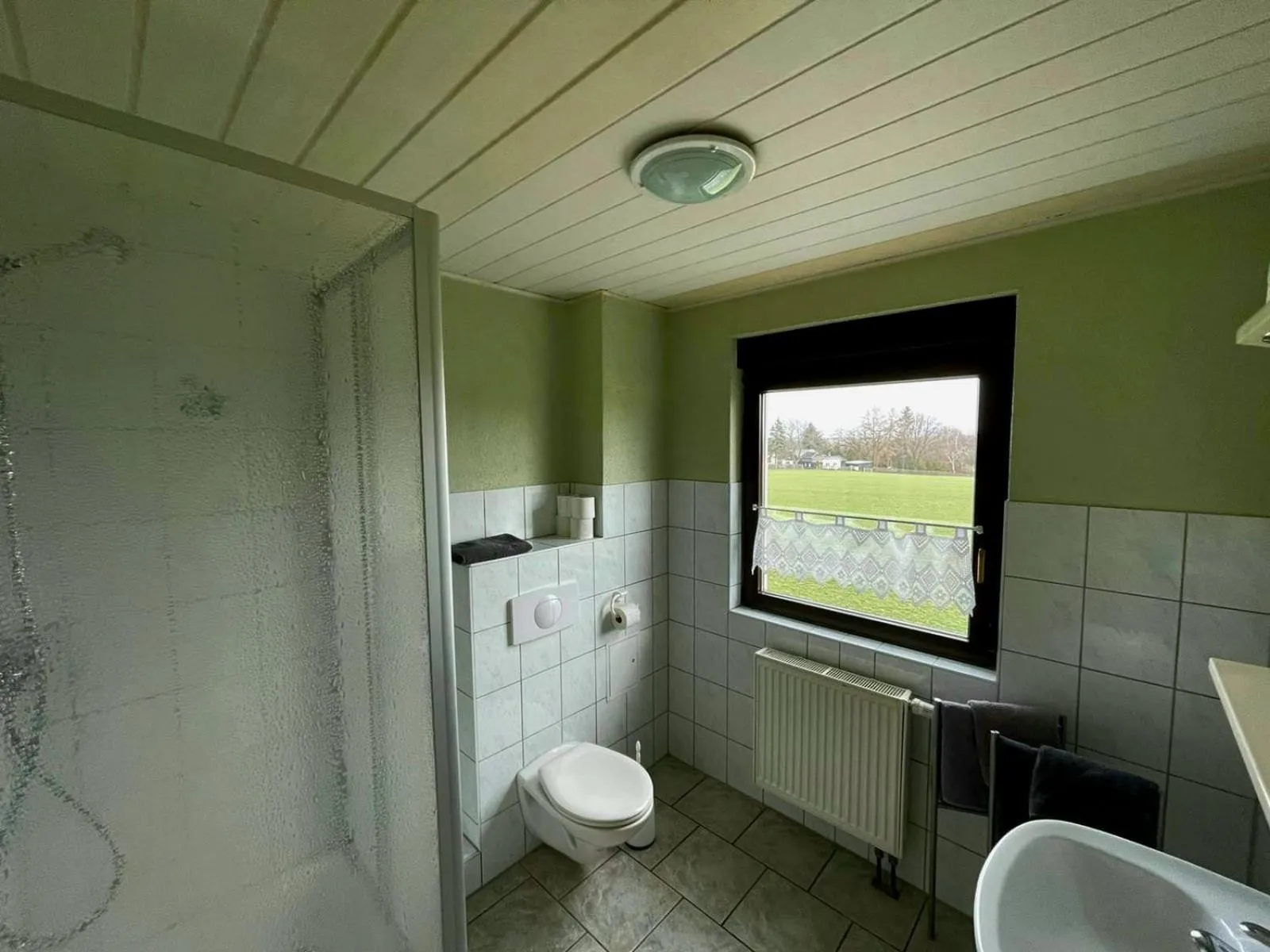 Bathroom in Pension Riegler
