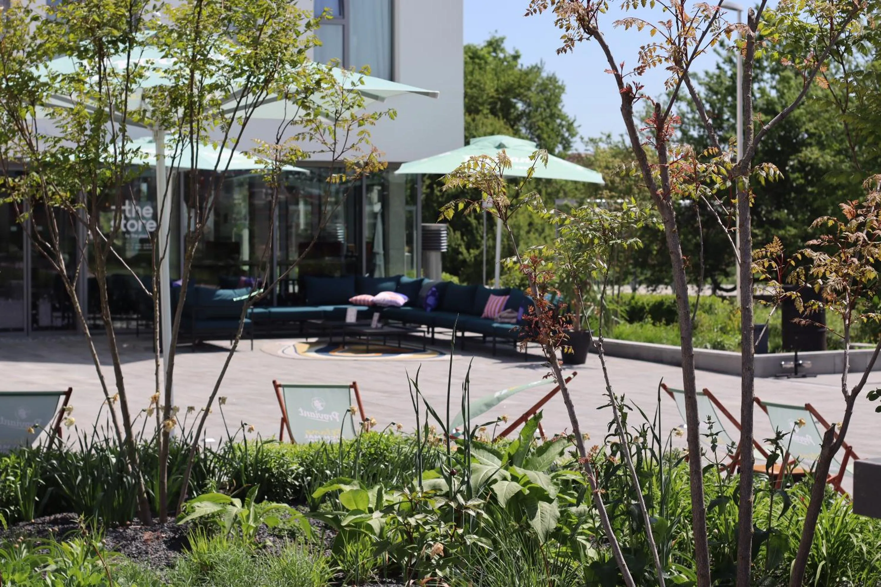 Garden view in the place Herzogenaurach - Serviced Apartments