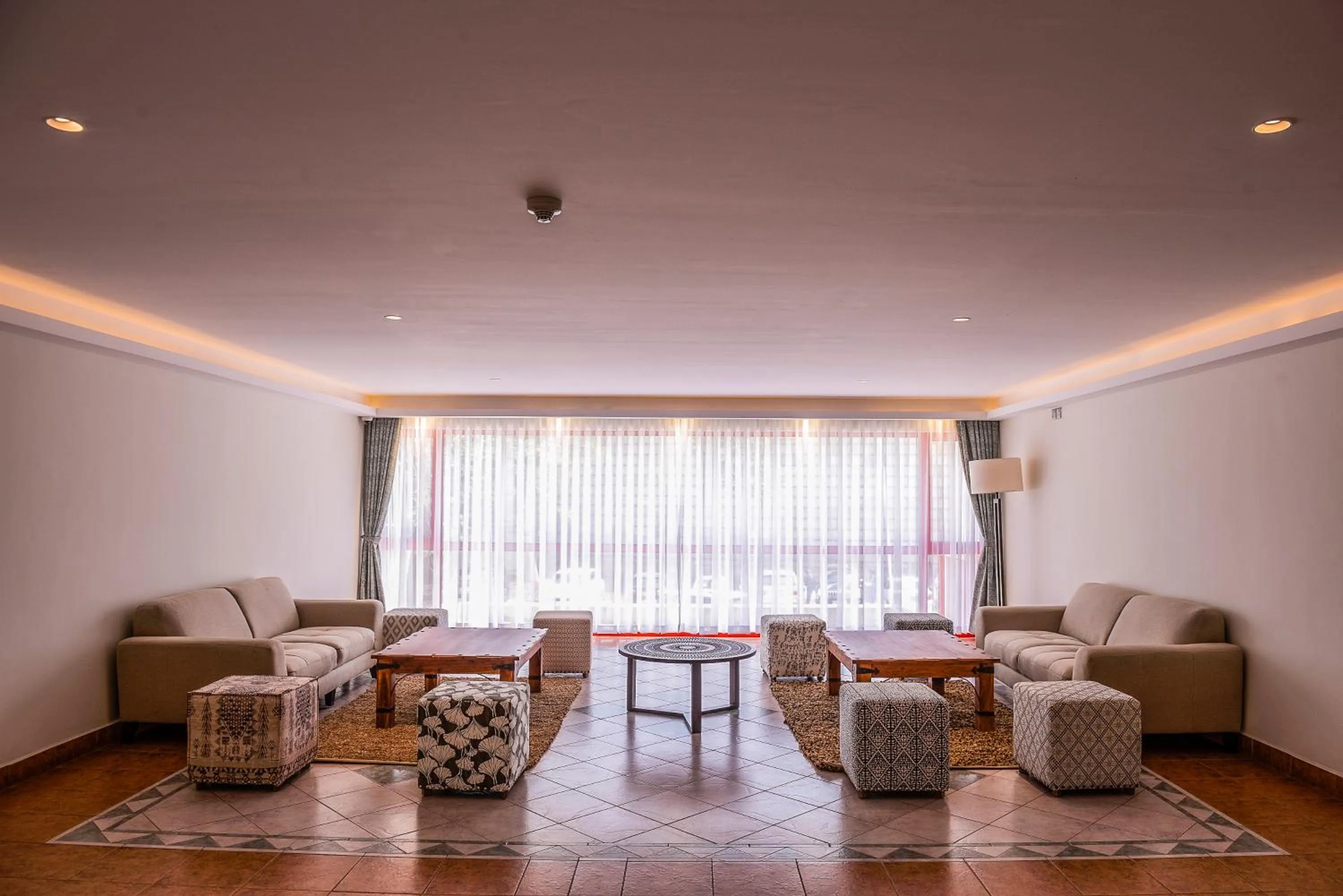 Seating area in Hotel Boulevard Nairobi, City Centre CBD
