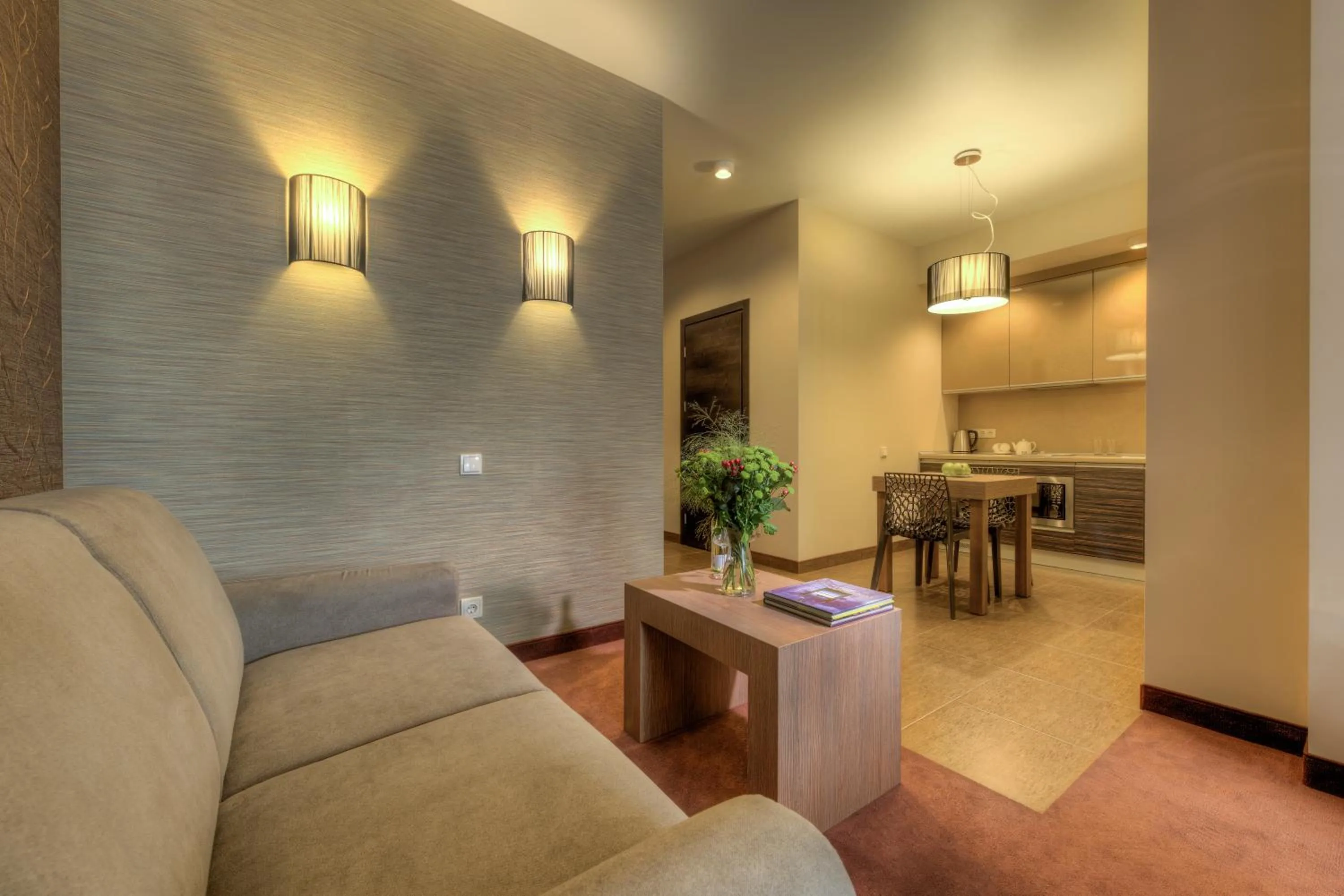 Seating area in Bon Apart