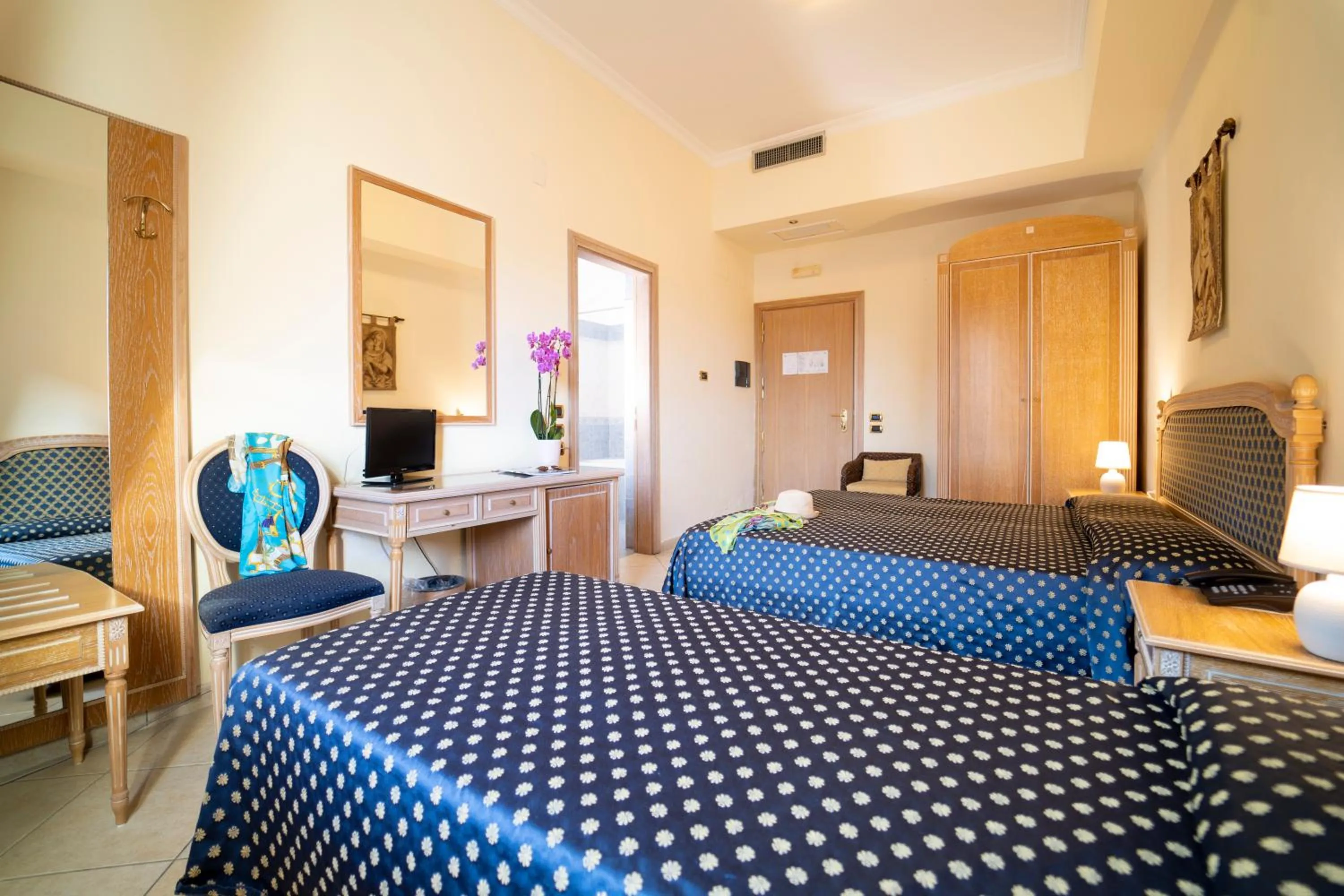 Bed in Hotel Villa Romana