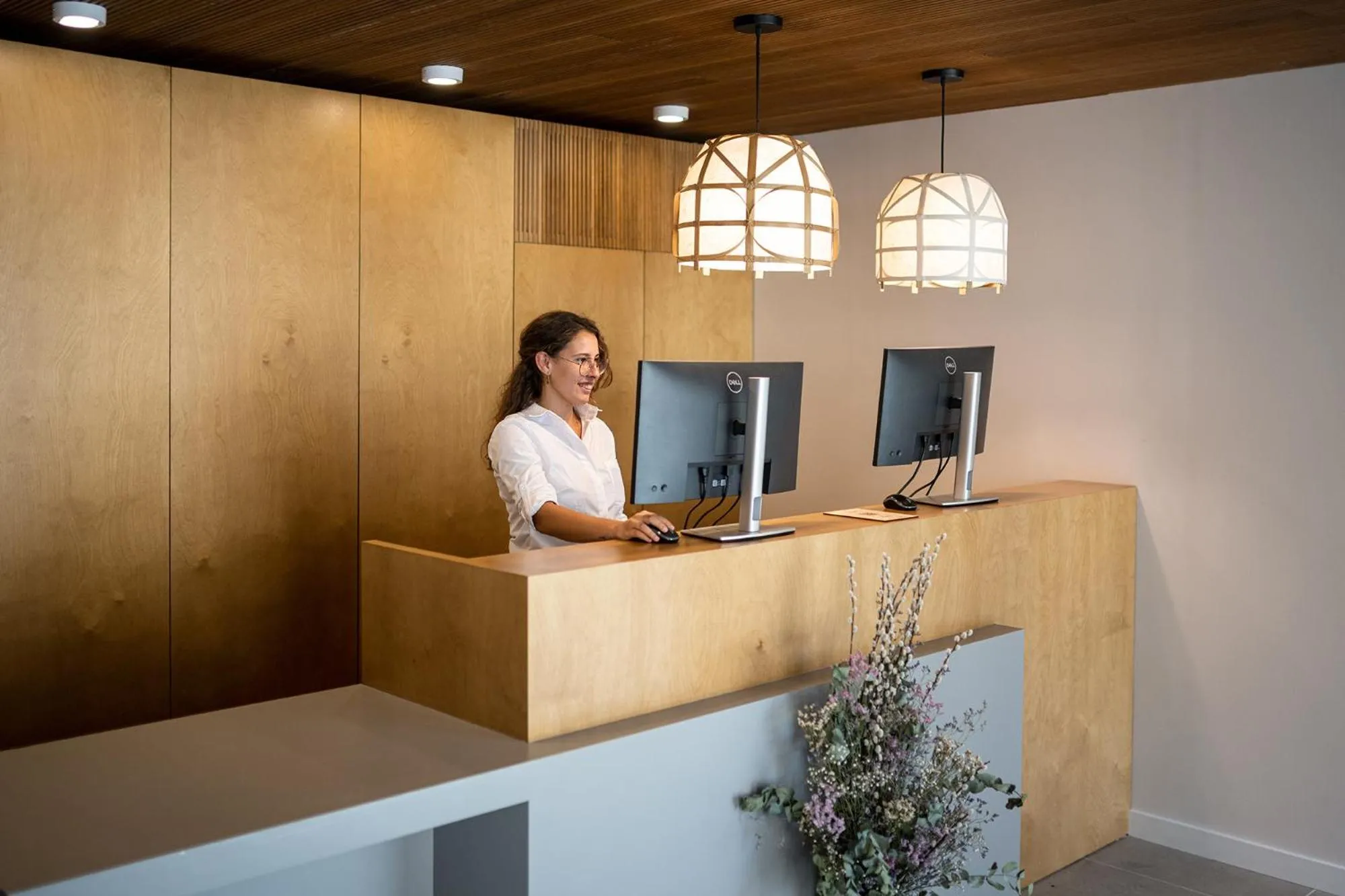 Lobby or reception in Talaia Plaza EcoResort Begur