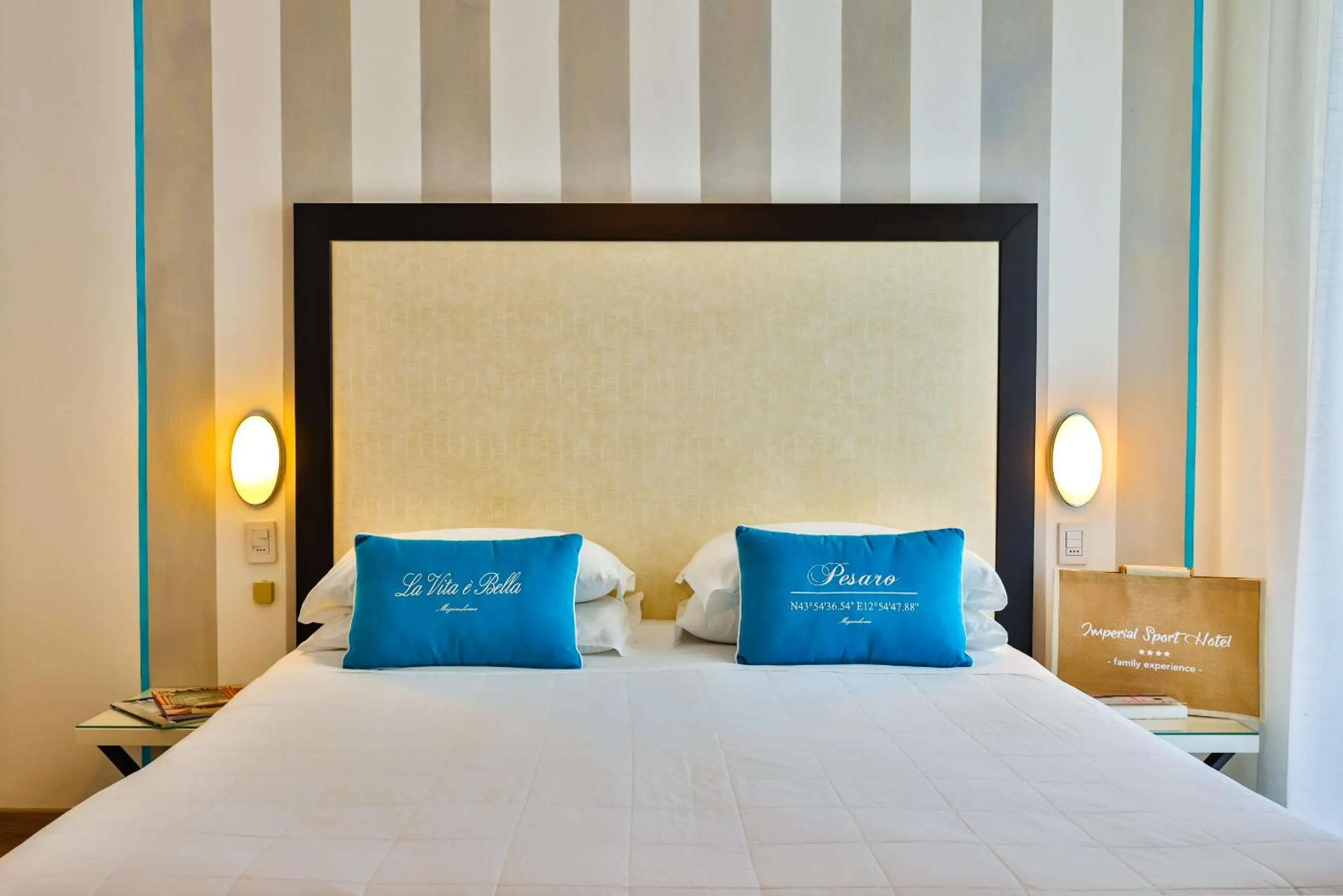 Bed in UNAHOTELS Imperial Sport Hotel