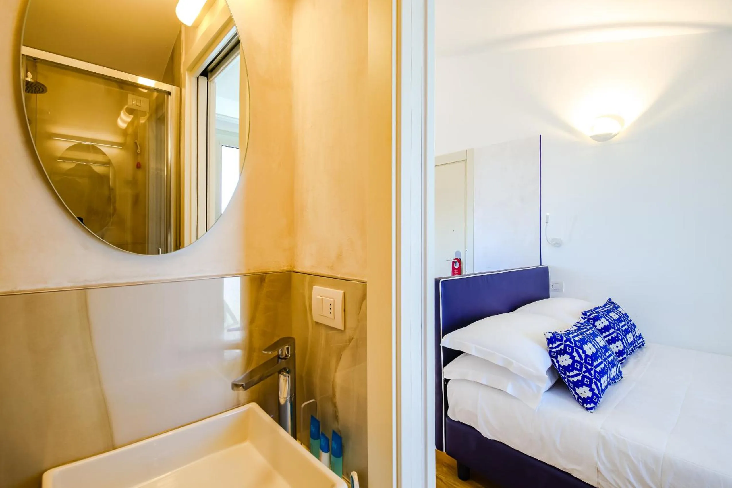 Bed in UNAHOTELS Imperial Sport Hotel