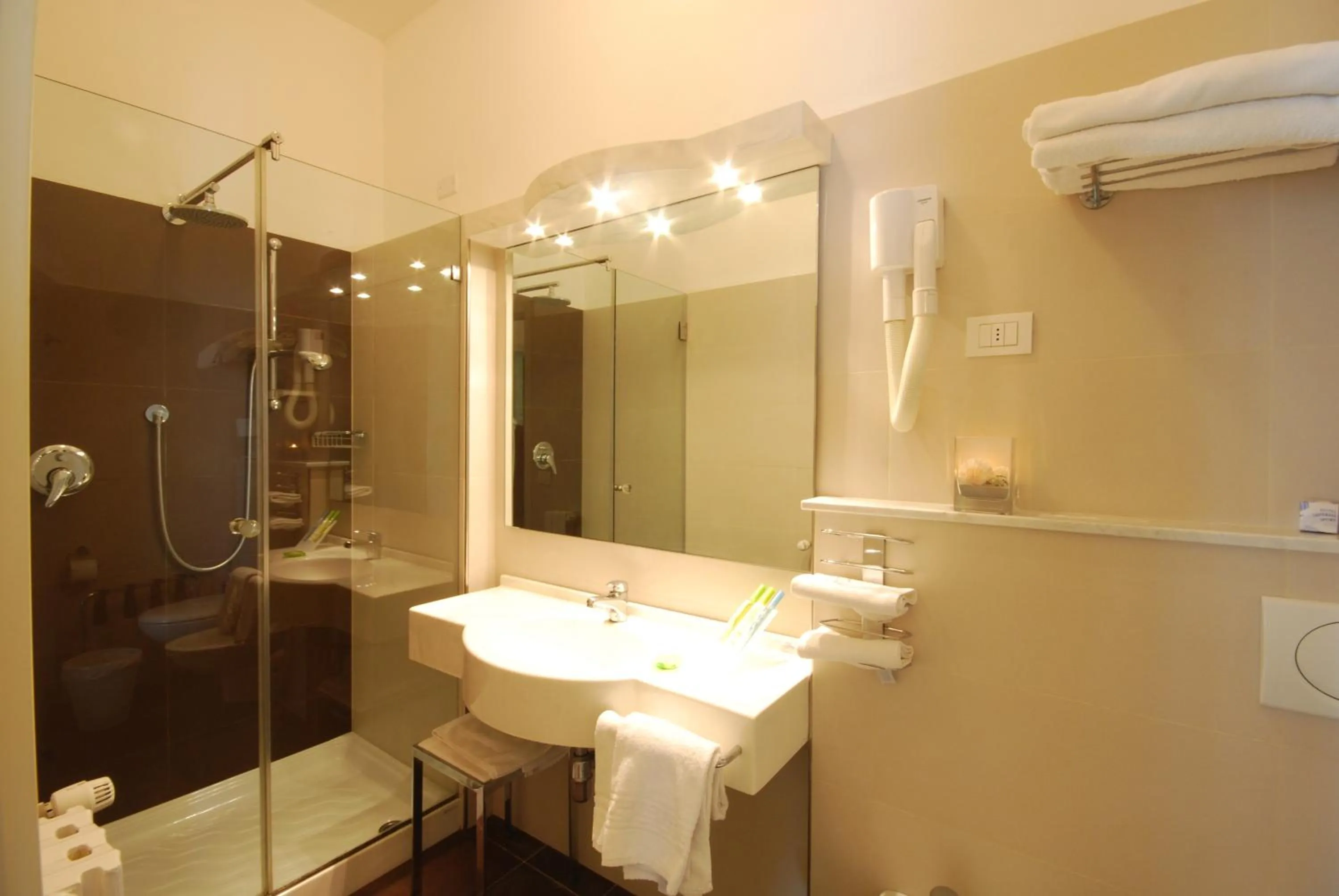 Bathroom in UNAHOTELS Imperial Sport Hotel