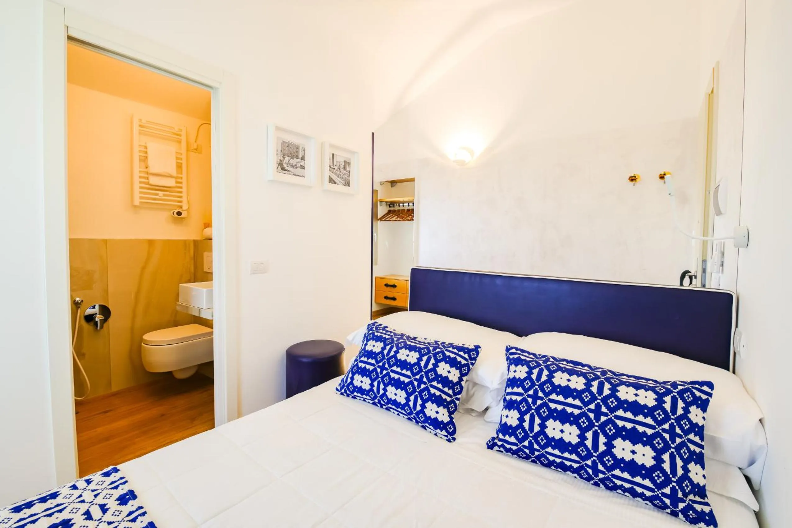 Bed in UNAHOTELS Imperial Sport Hotel