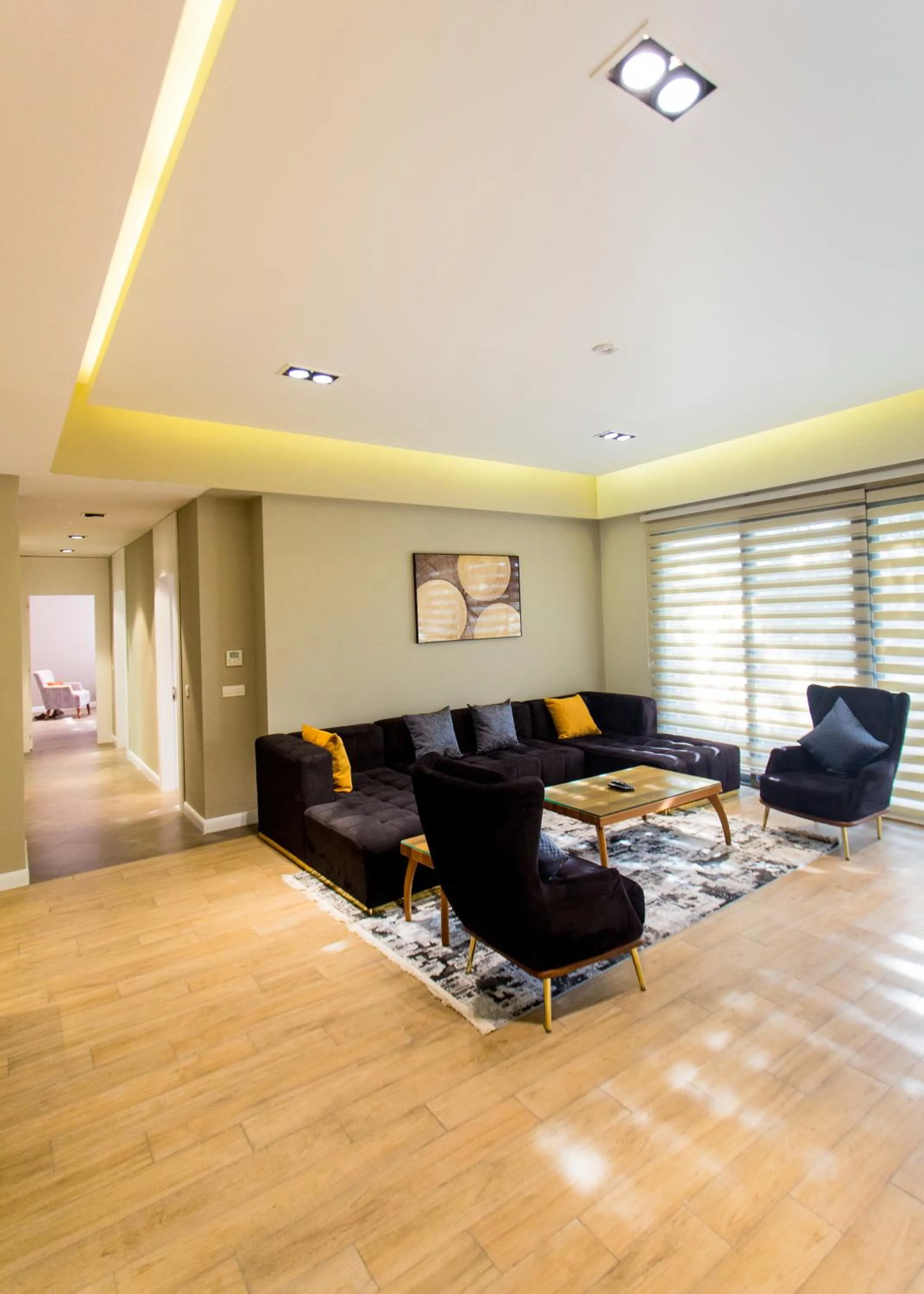 Living room in Accra Luxury Apartments @ Pearl