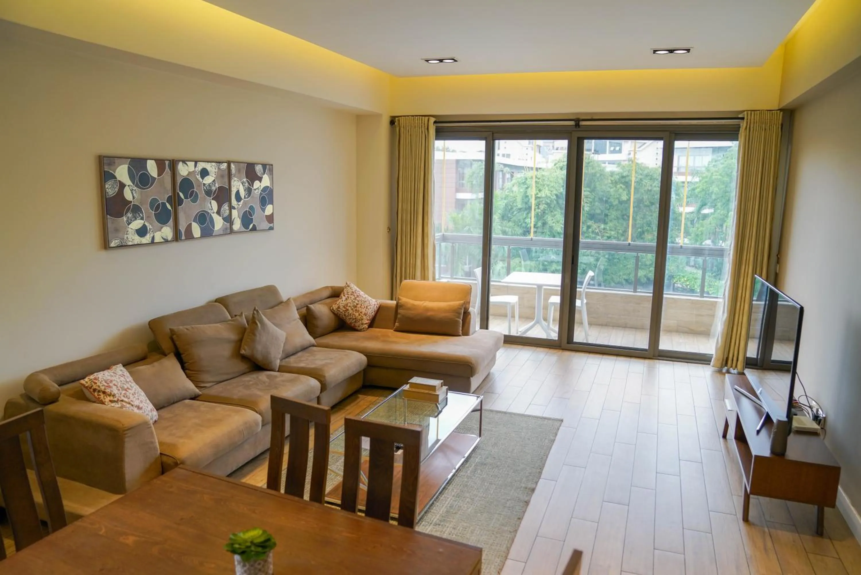 Living room in Accra Luxury Apartments @ Pearl