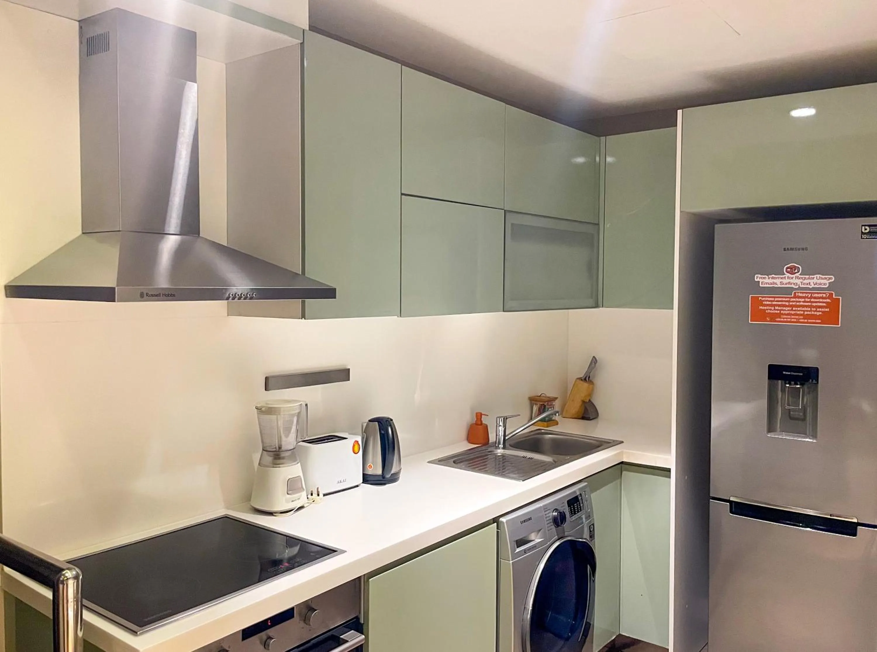 Kitchen or kitchenette in Accra Luxury Apartments @ Pearl