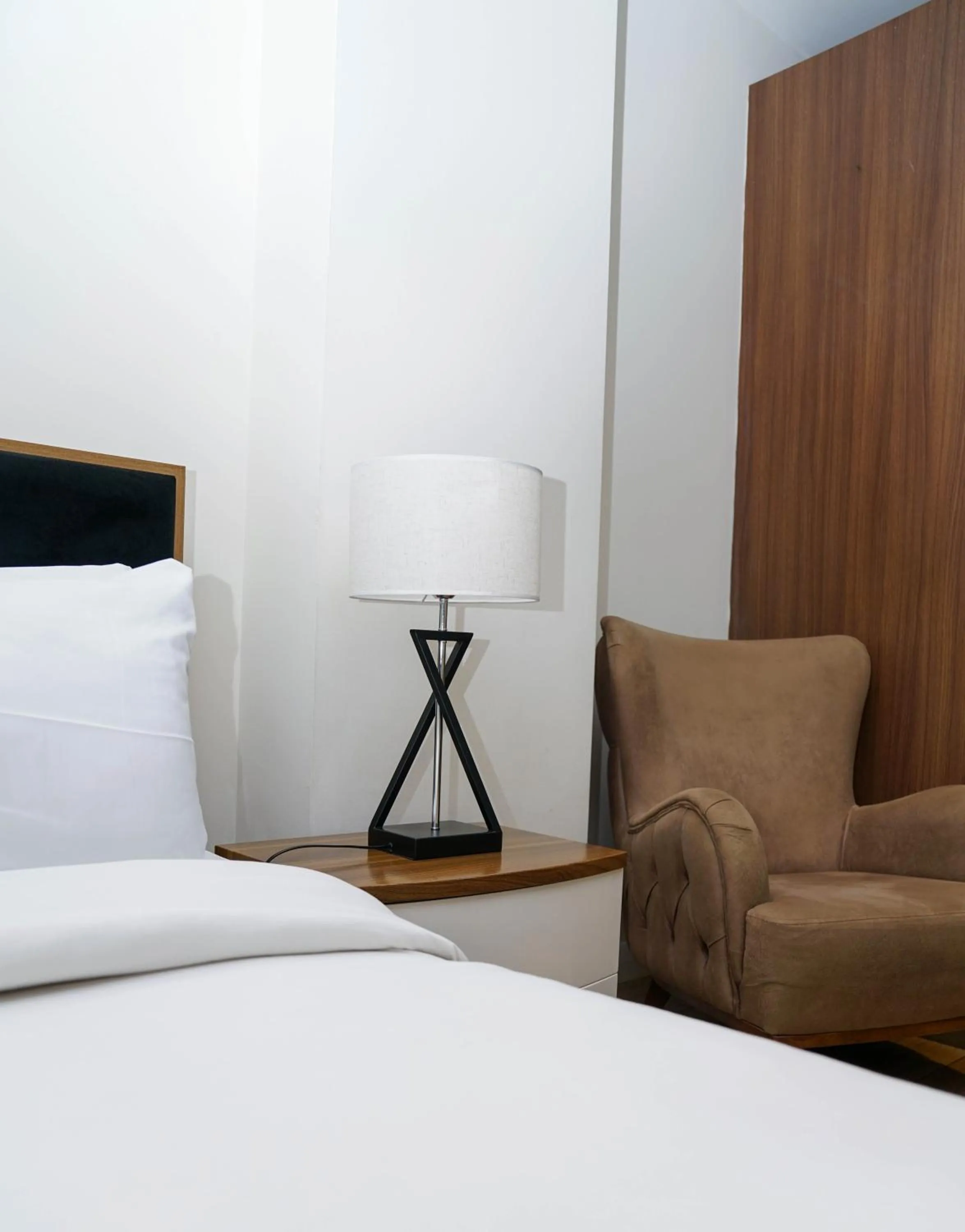 Decorative detail, Bed in Accra Luxury Apartments @ Pearl