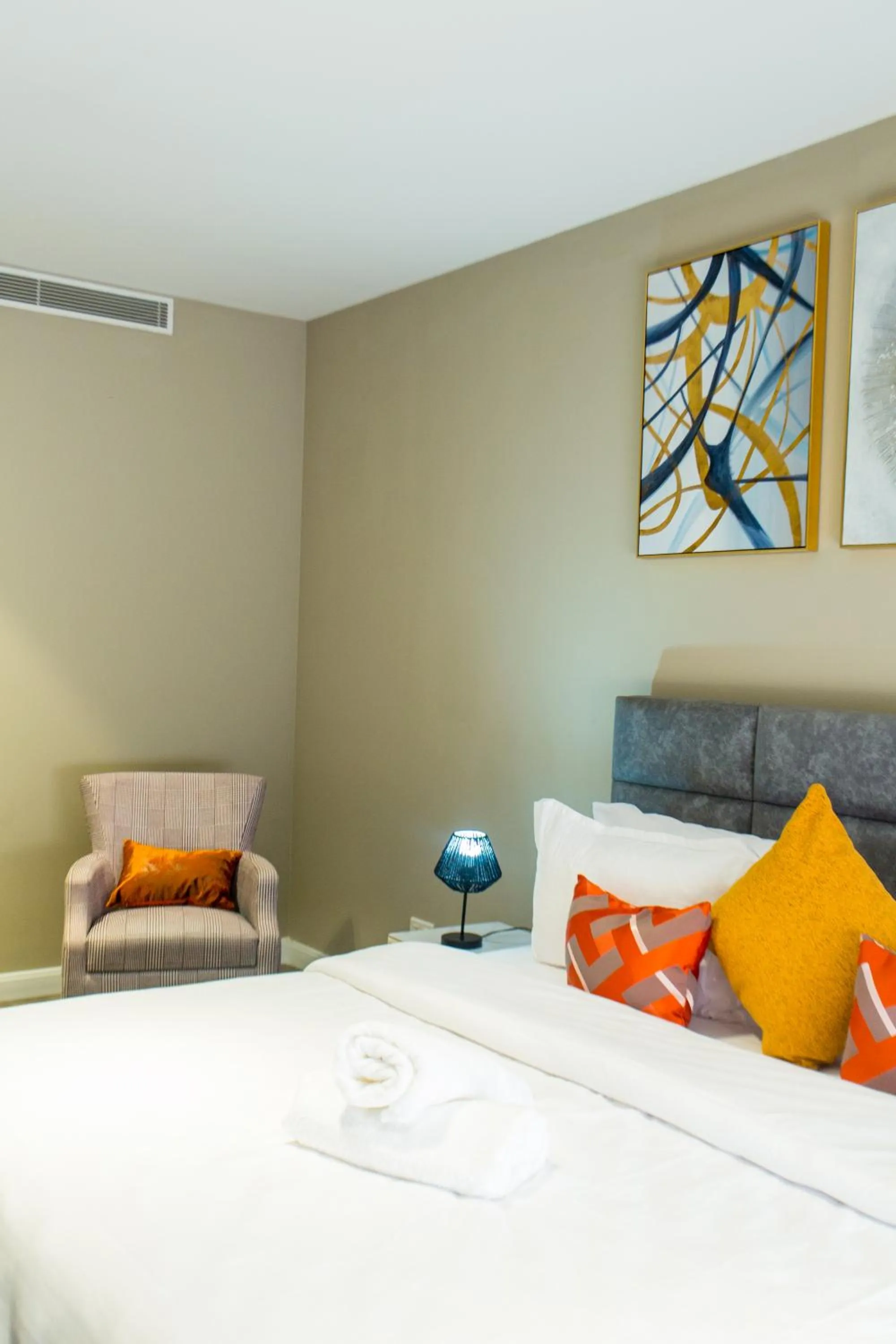 Bedroom, Bed in Accra Luxury Apartments @ Pearl