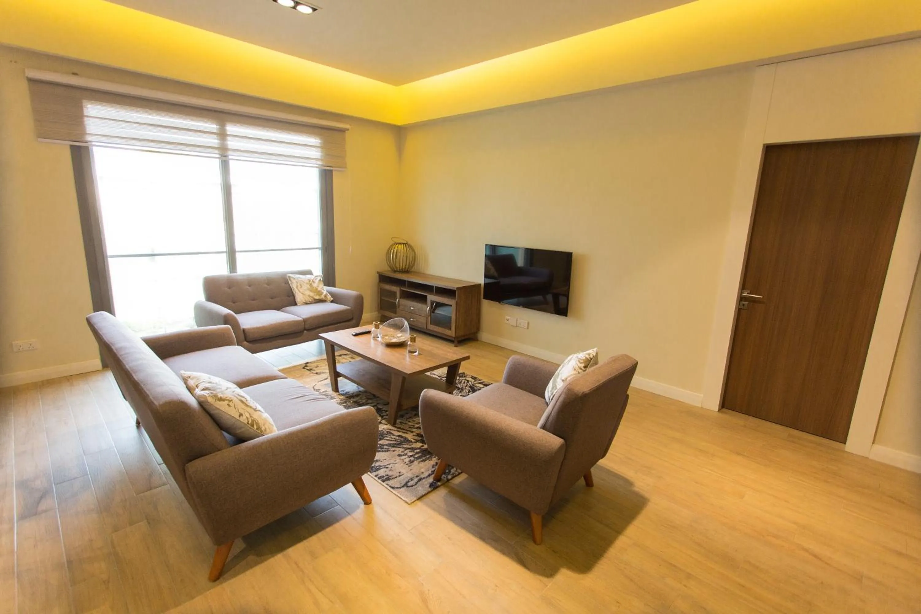Living room in Accra Luxury Apartments @ Pearl