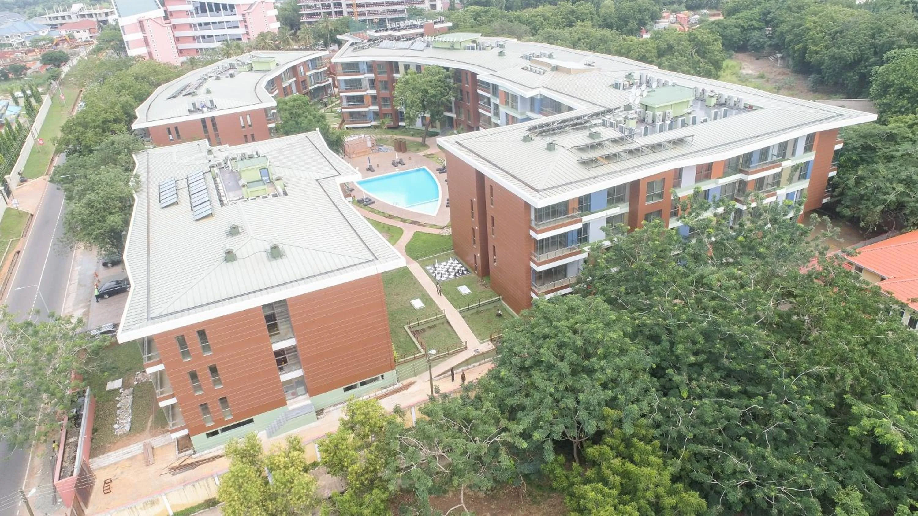 Bird's eye view in Accra Luxury Apartments @ Pearl