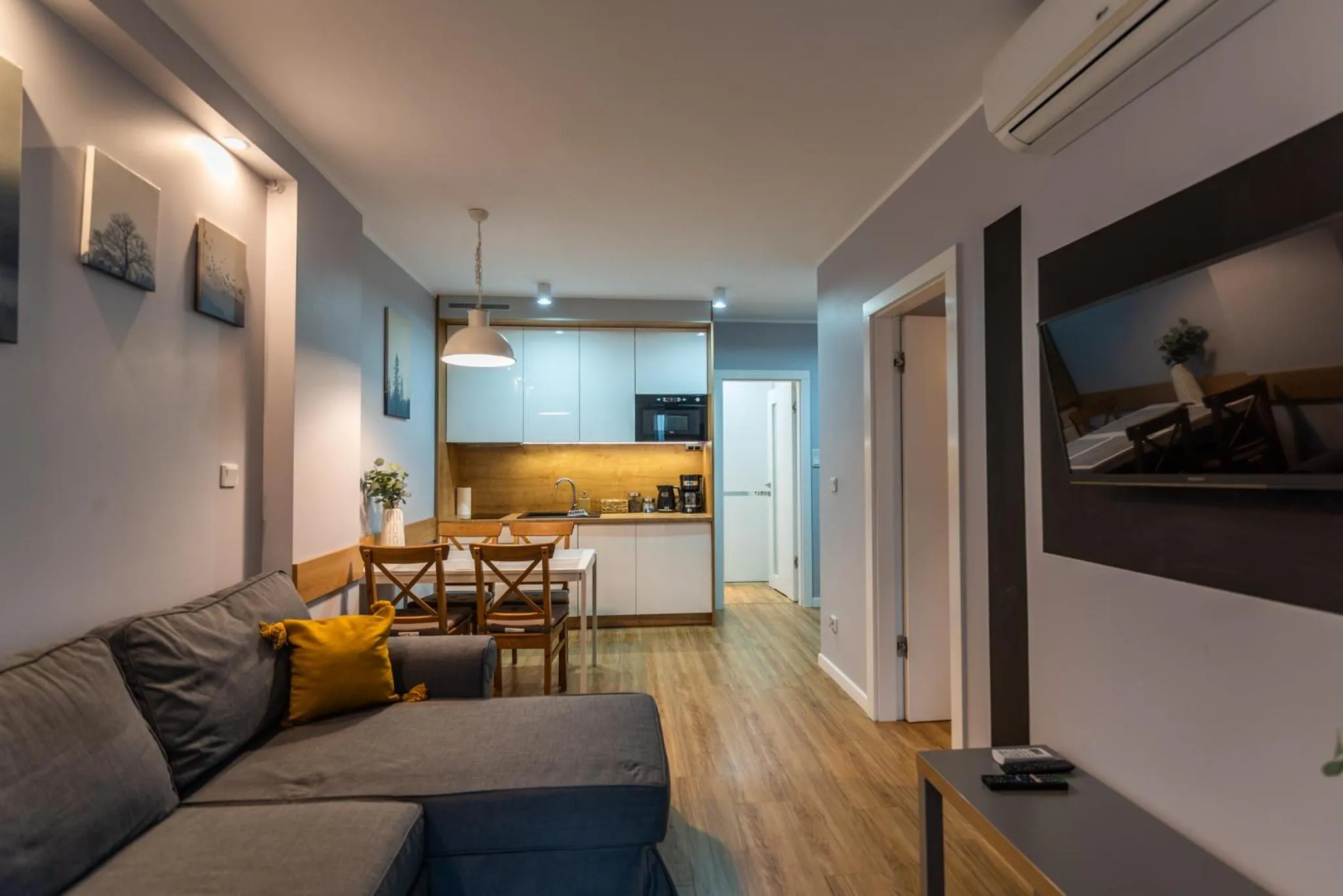 Living room in City Lights Kazimierz