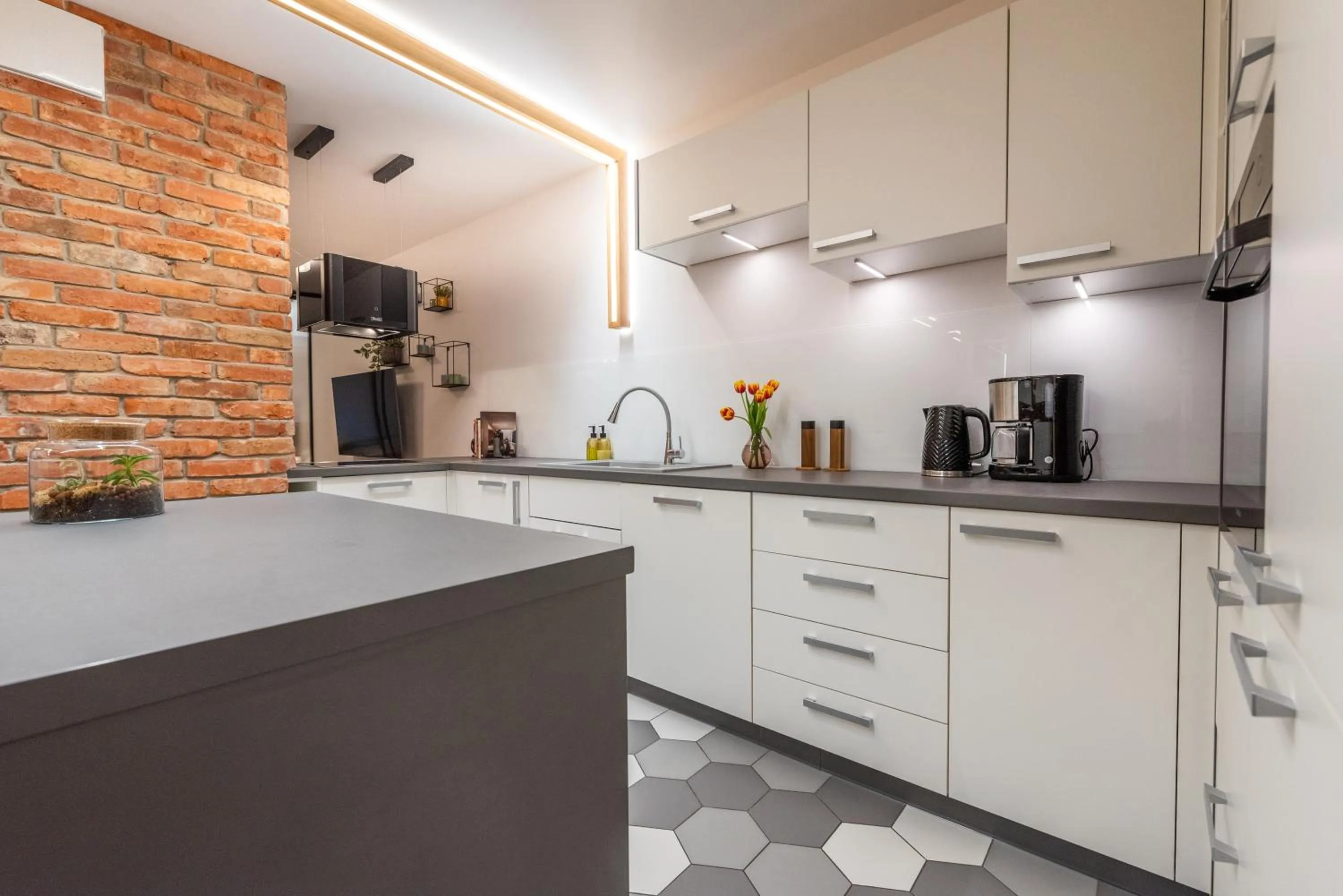 kitchen in City Lights Kazimierz