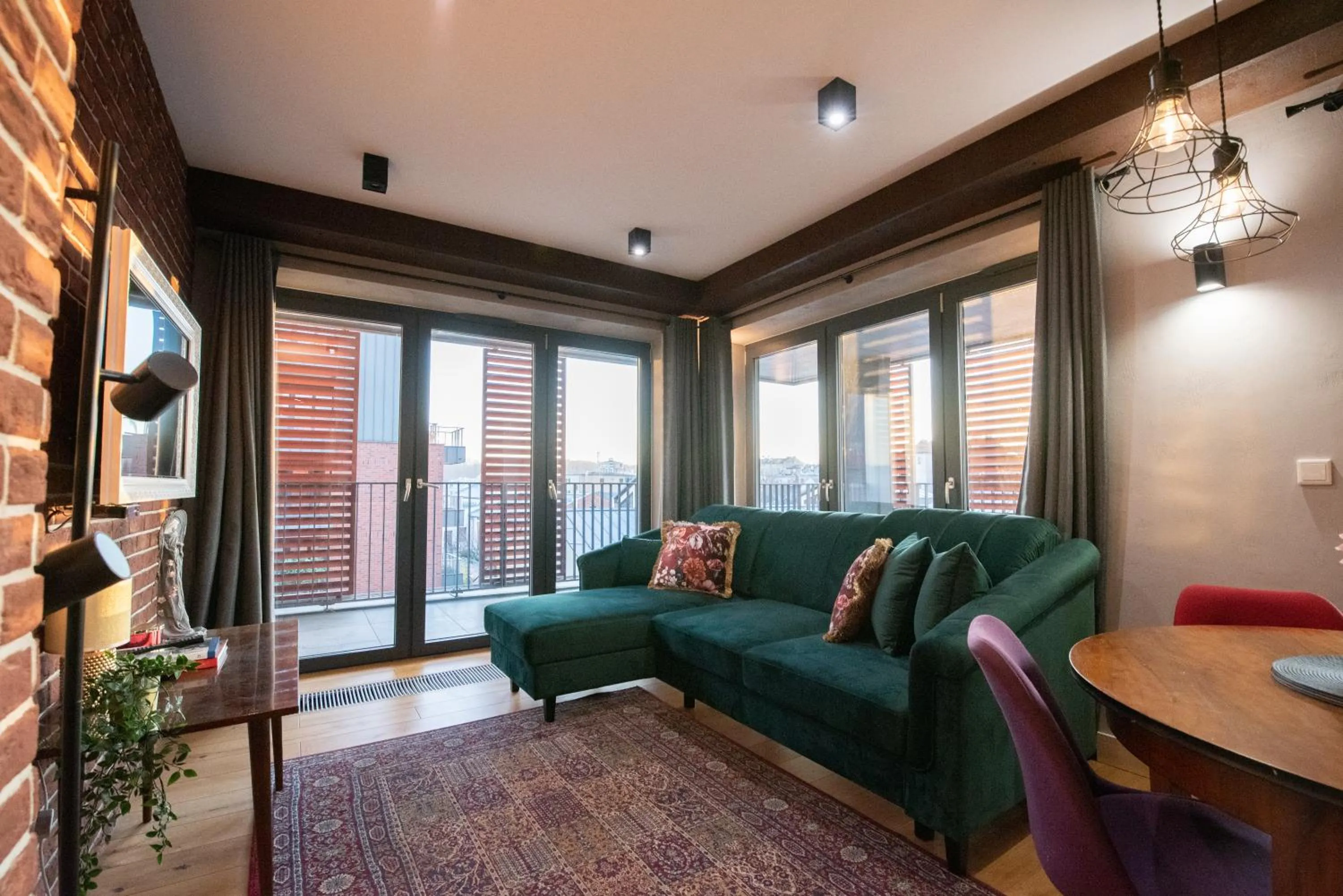 Living room in City Lights Kazimierz