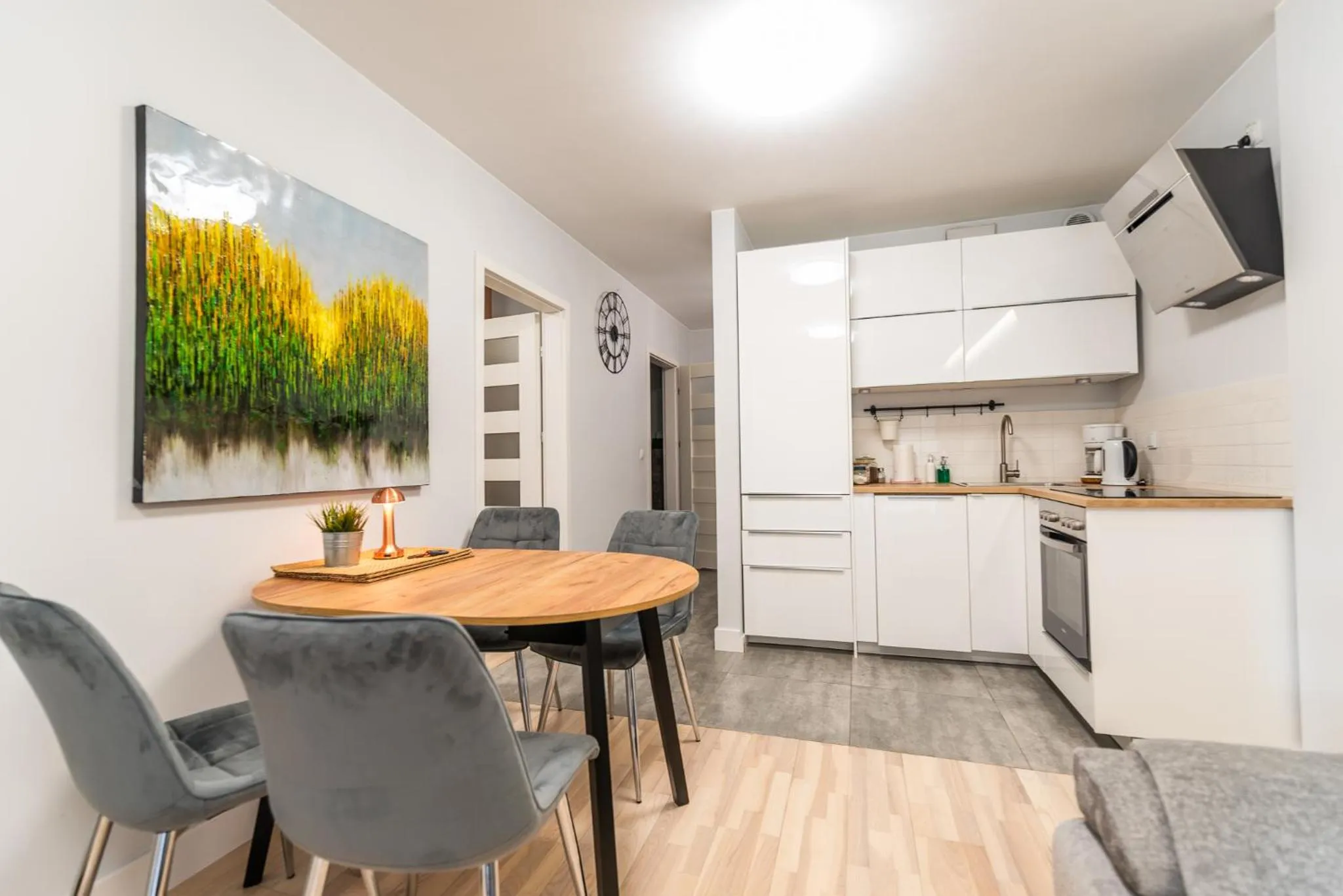 Dining area in City Lights Kazimierz