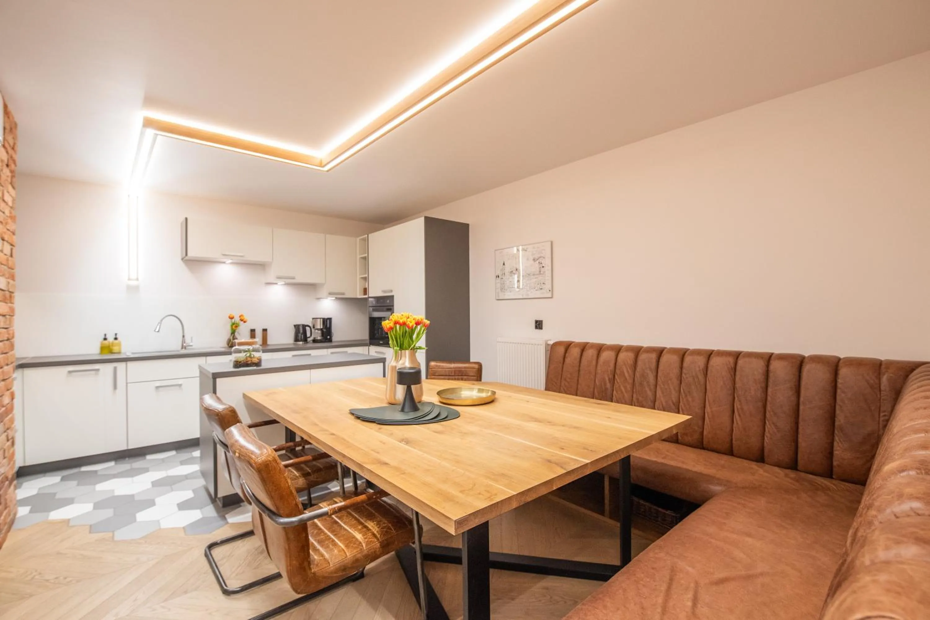 Living room in City Lights Kazimierz