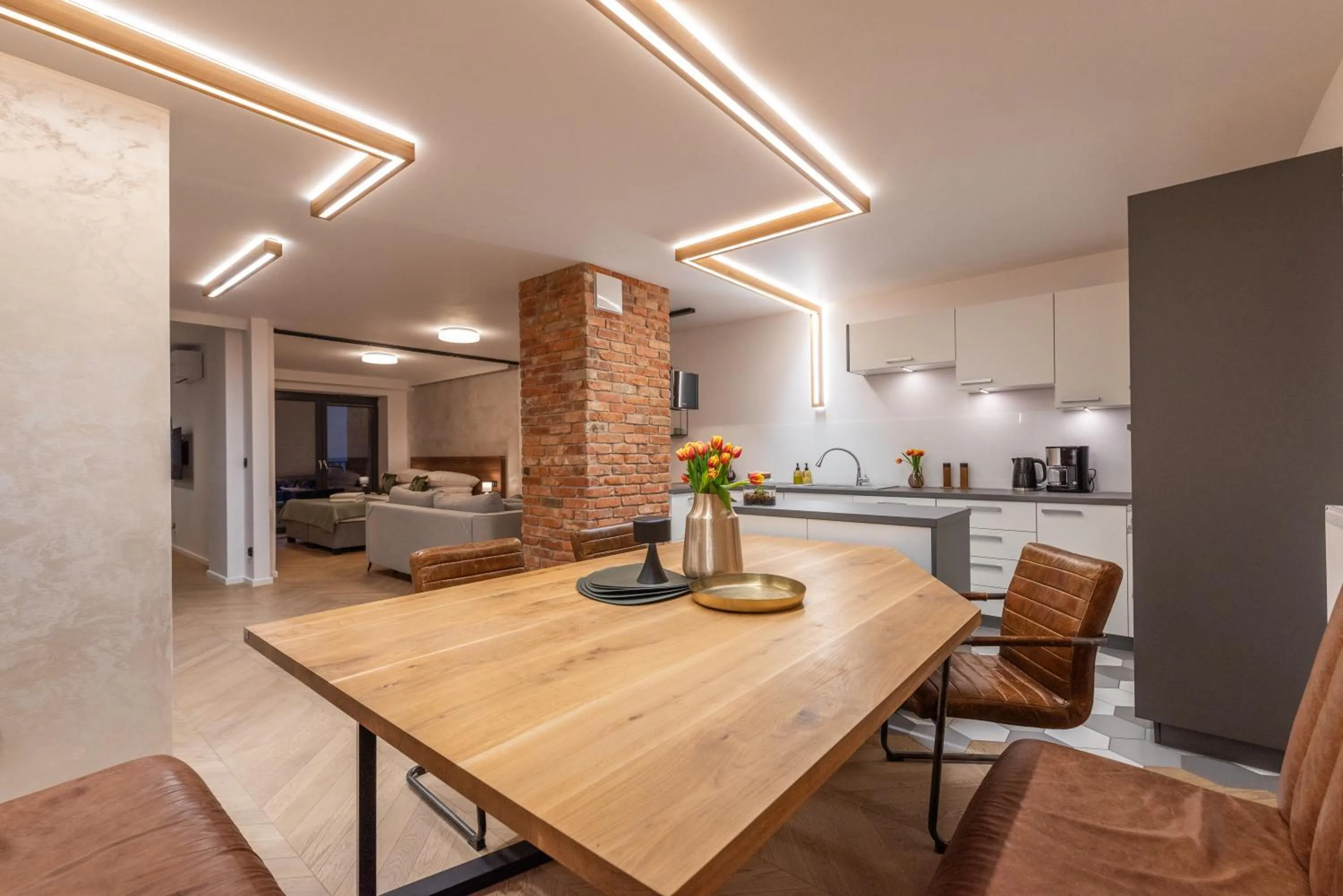 Living room in City Lights Kazimierz