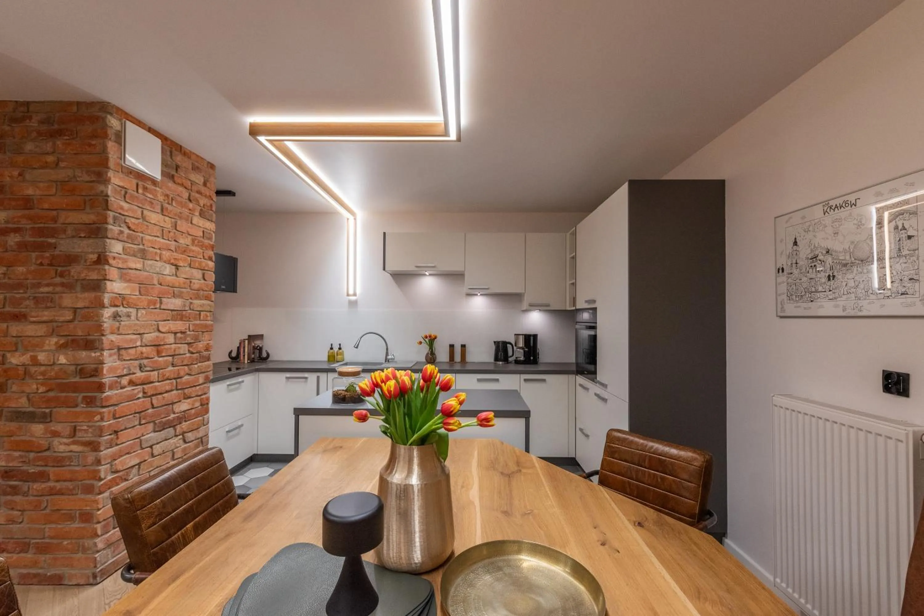 kitchen in City Lights Kazimierz