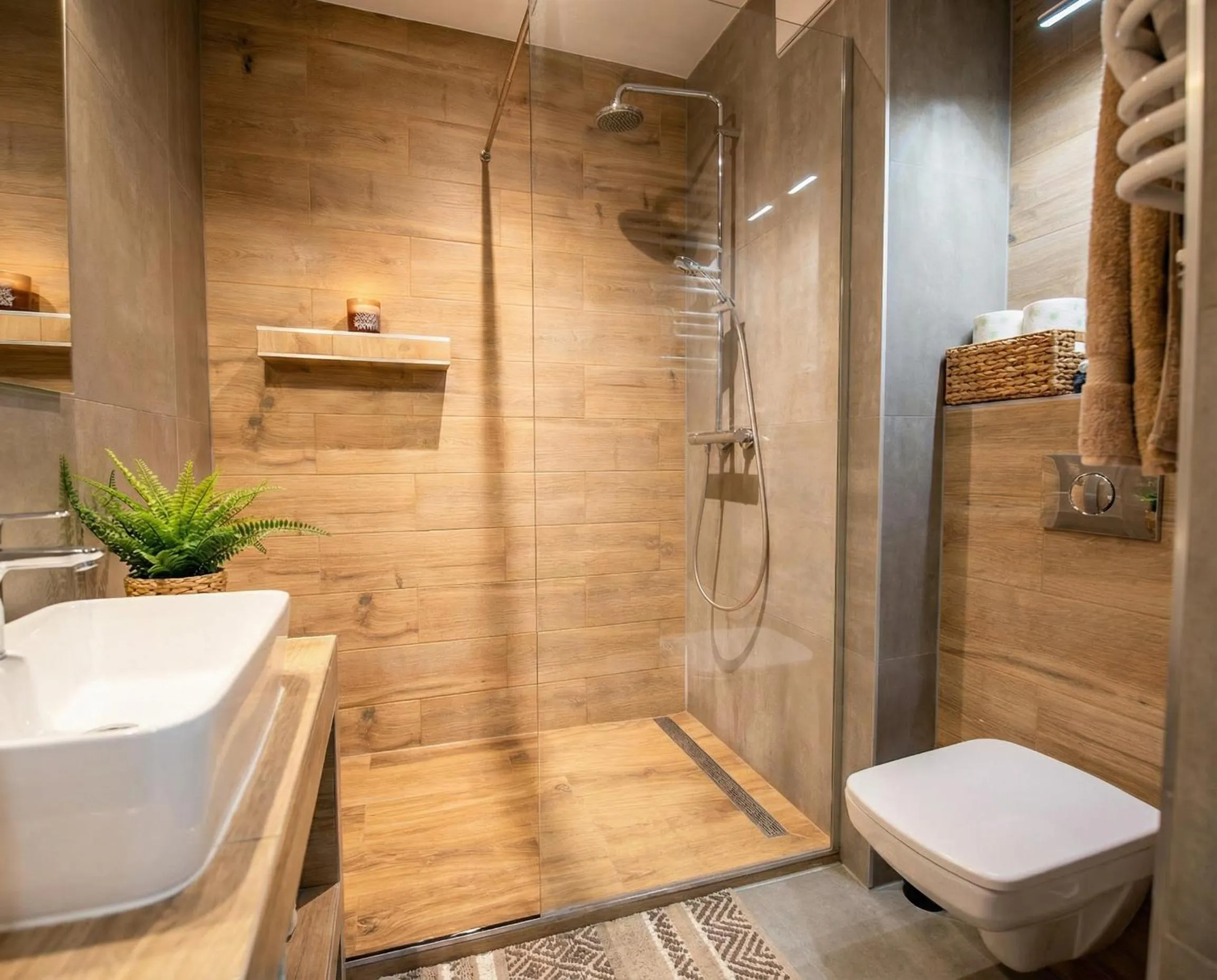 Bathroom in City Lights Kazimierz