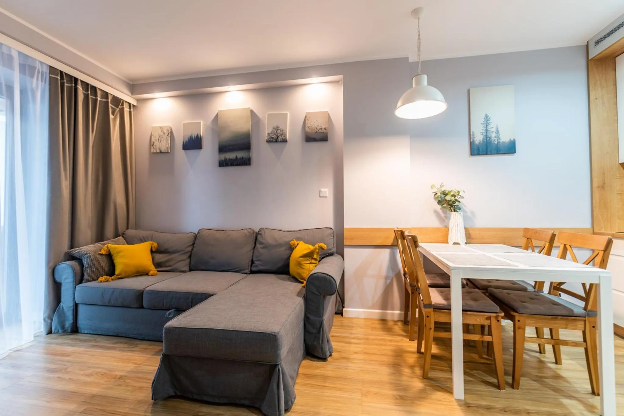 Seating area in City Lights Kazimierz