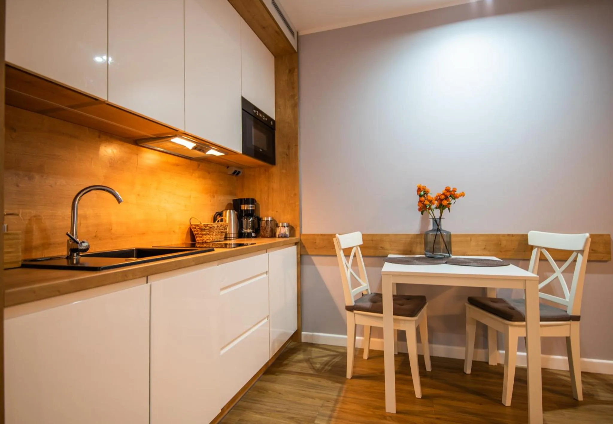 Kitchen or kitchenette in City Lights Kazimierz