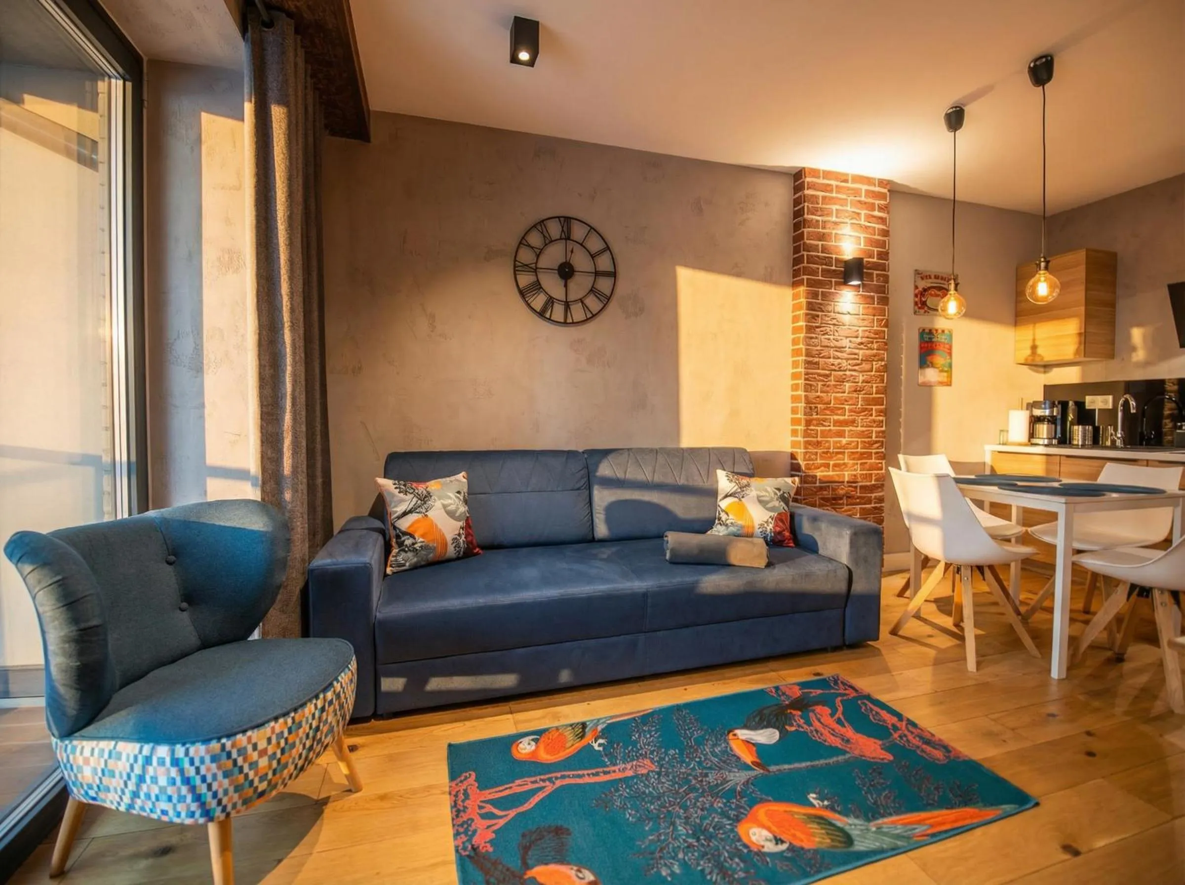 Living room in City Lights Kazimierz