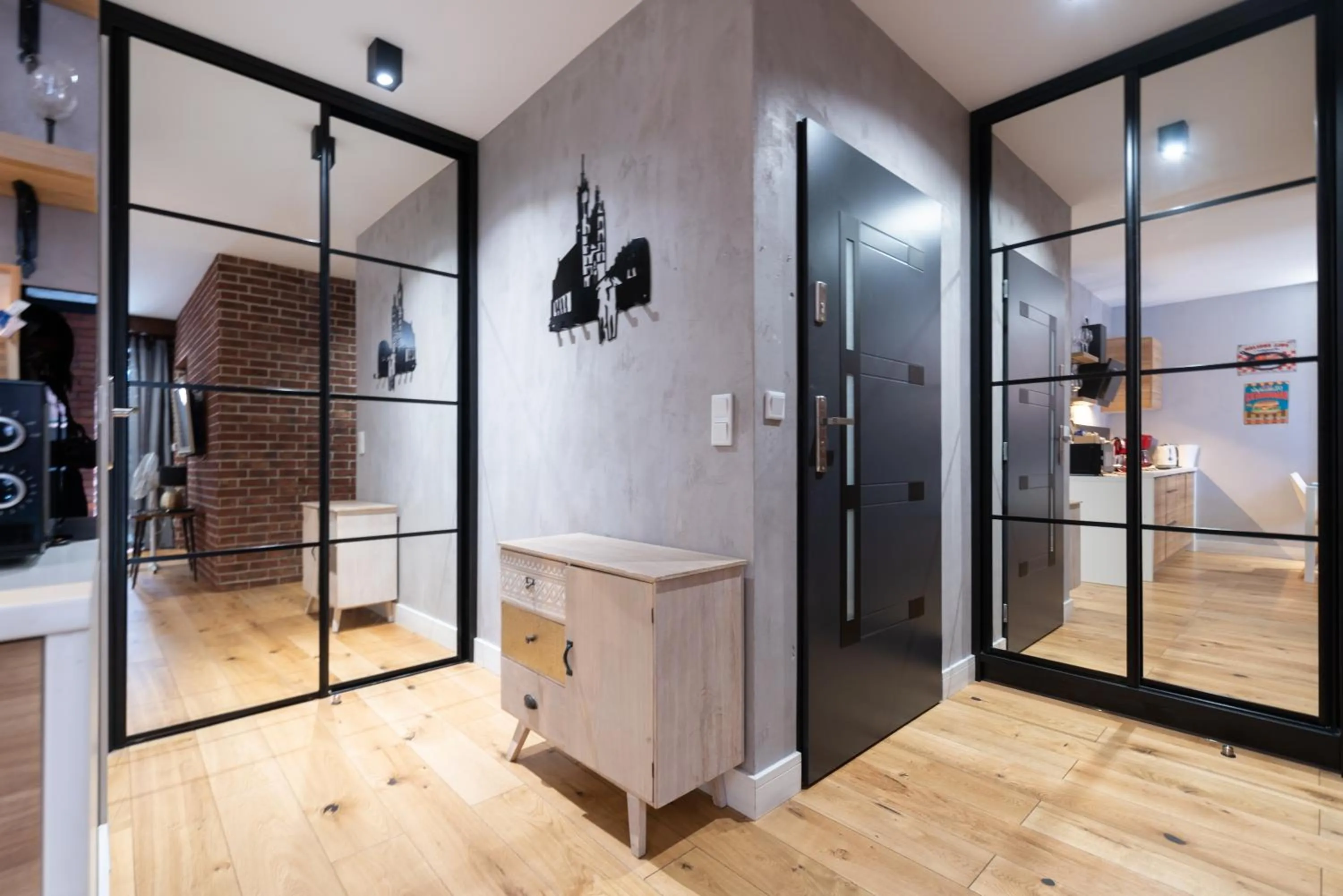 Living room in City Lights Kazimierz