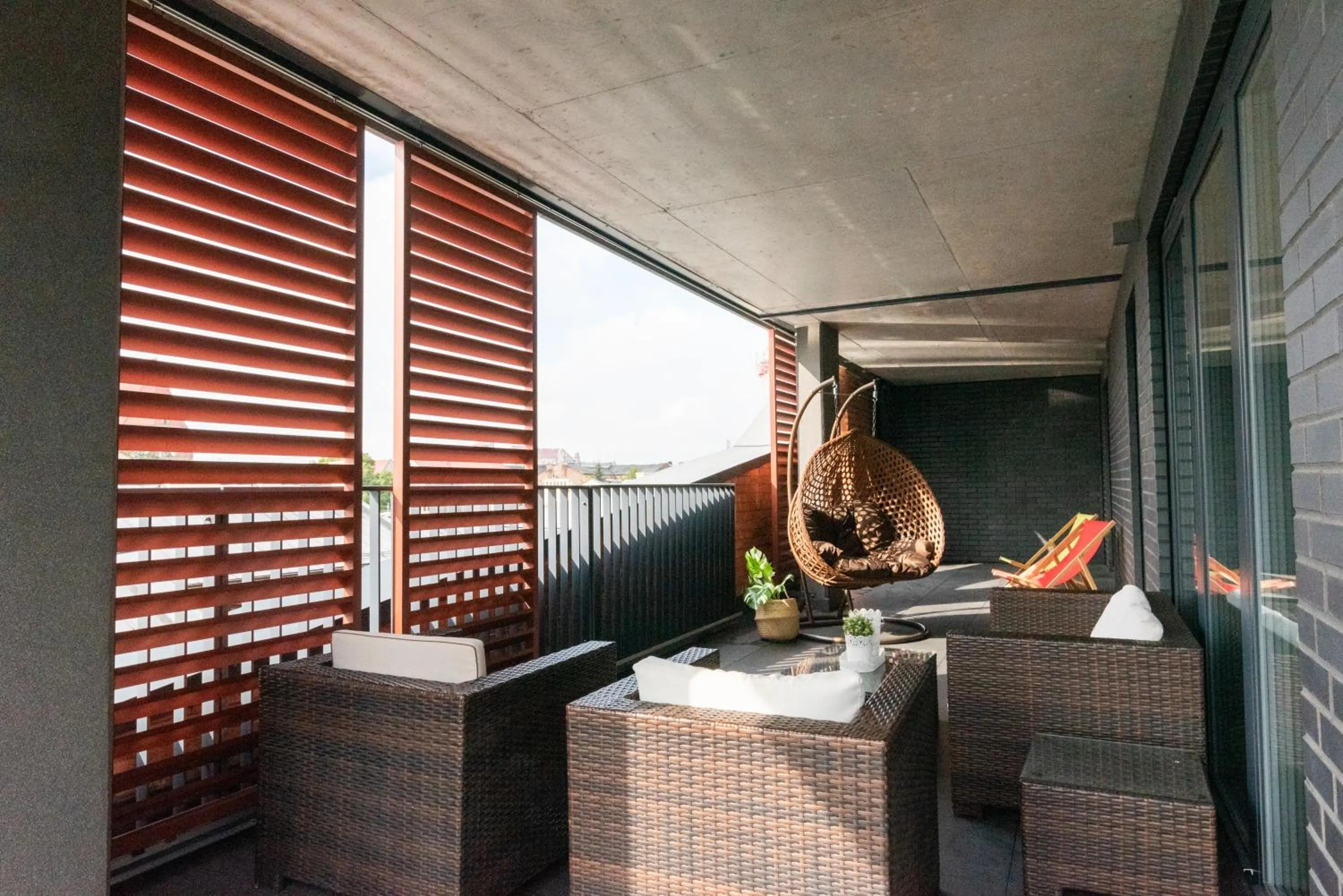 Balcony/Terrace in City Lights Kazimierz