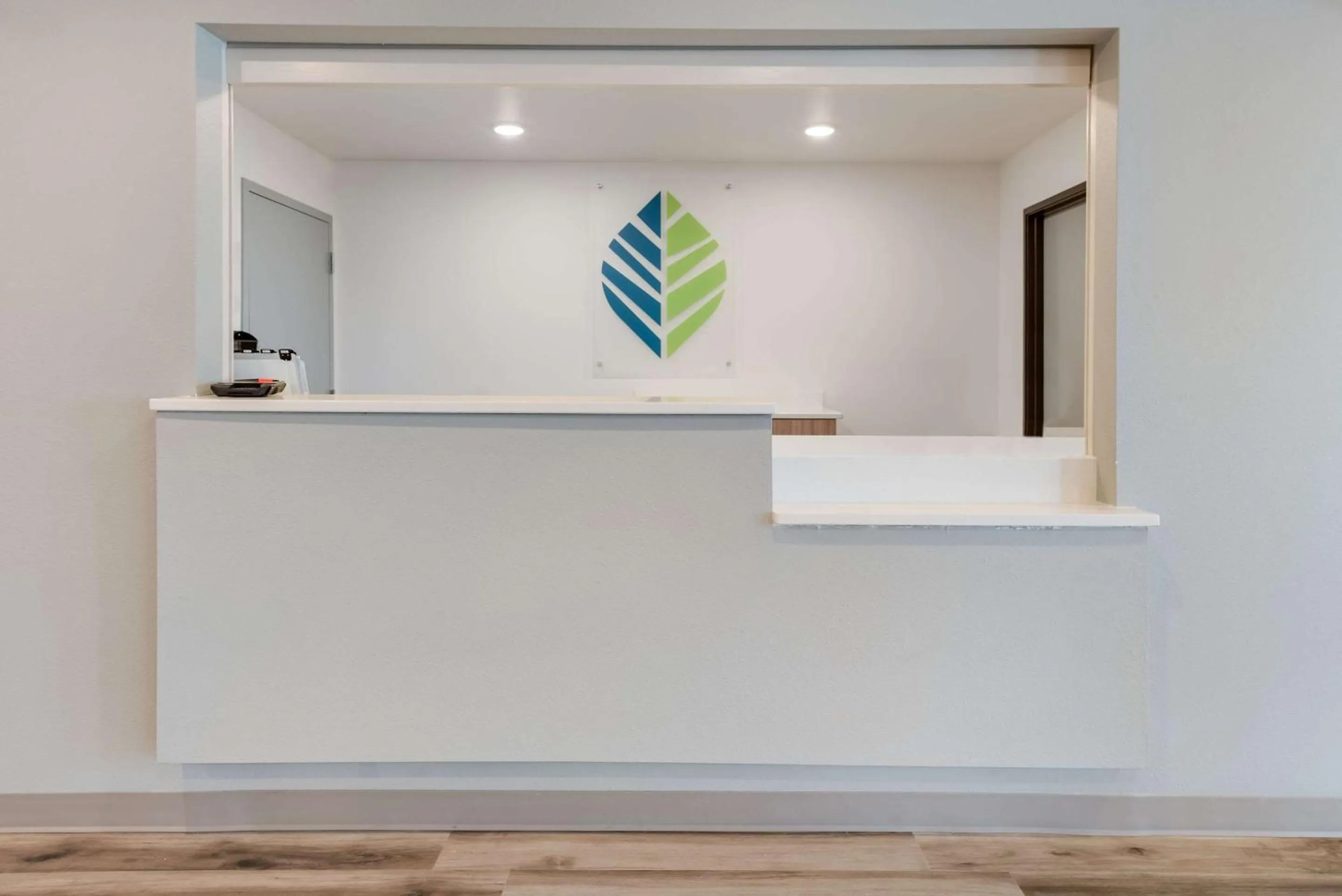 Lobby or reception in WoodSpring Suites Meridian