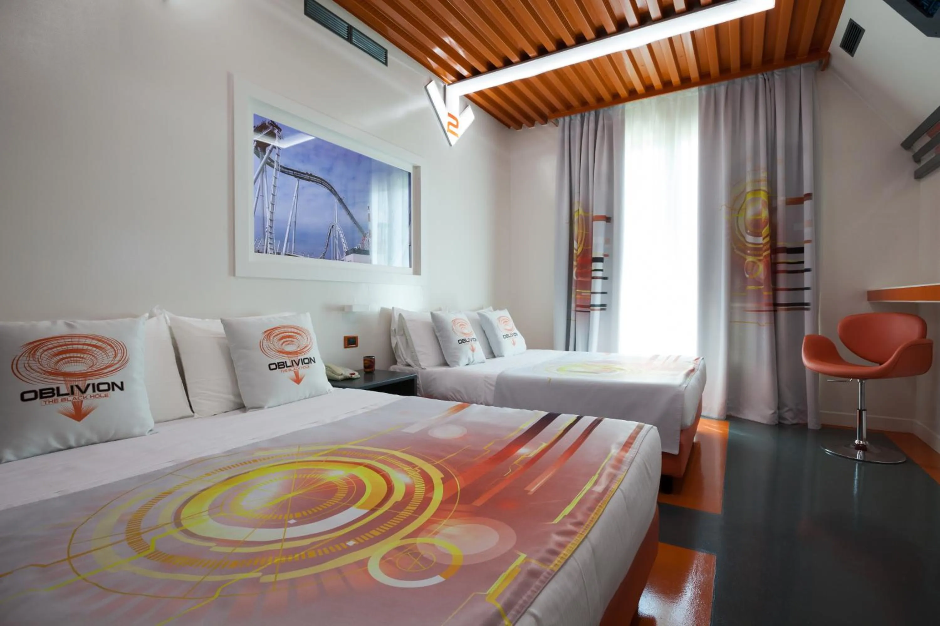 Bed in Gardaland Hotel