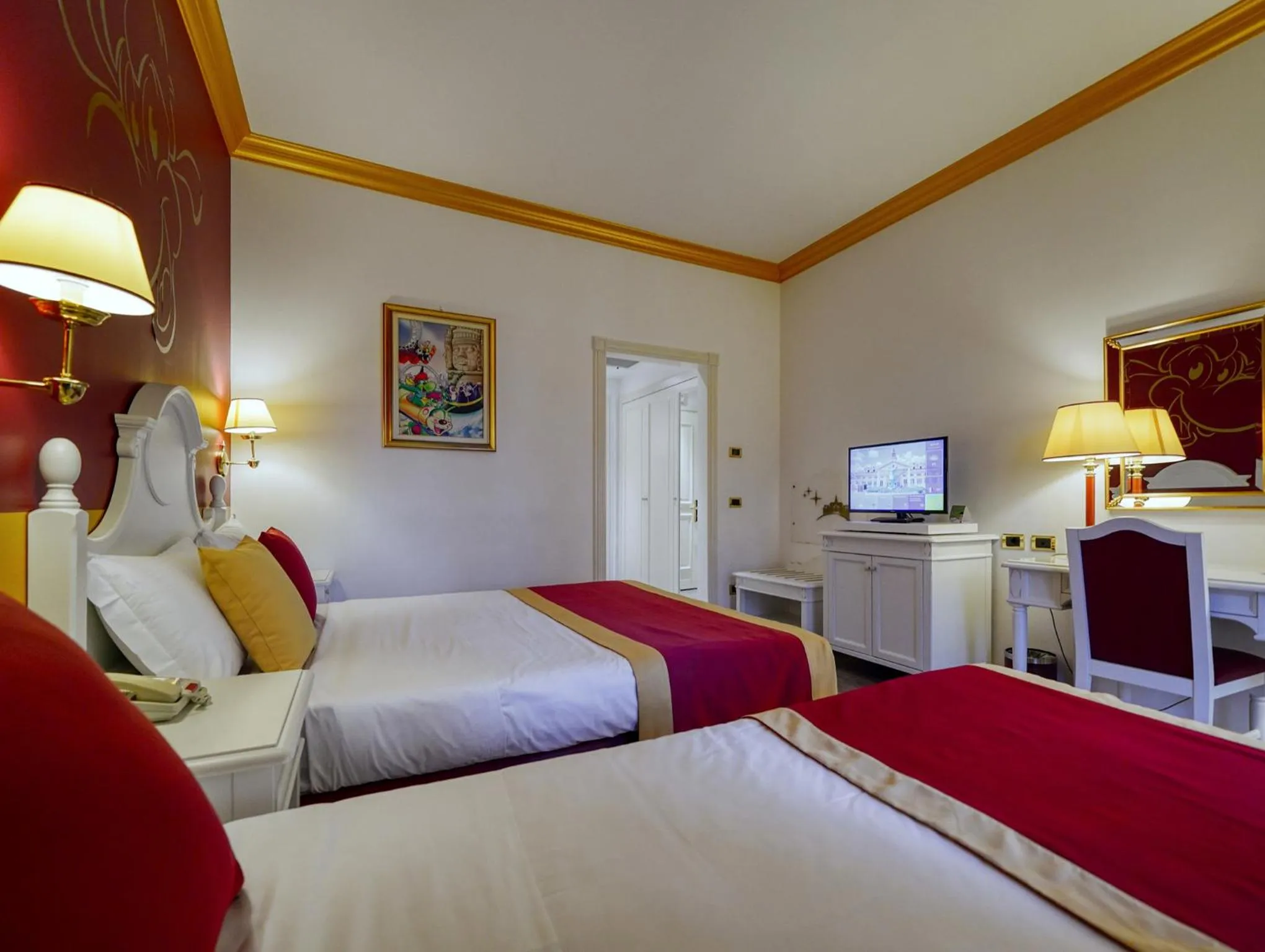 Bed in Gardaland Hotel